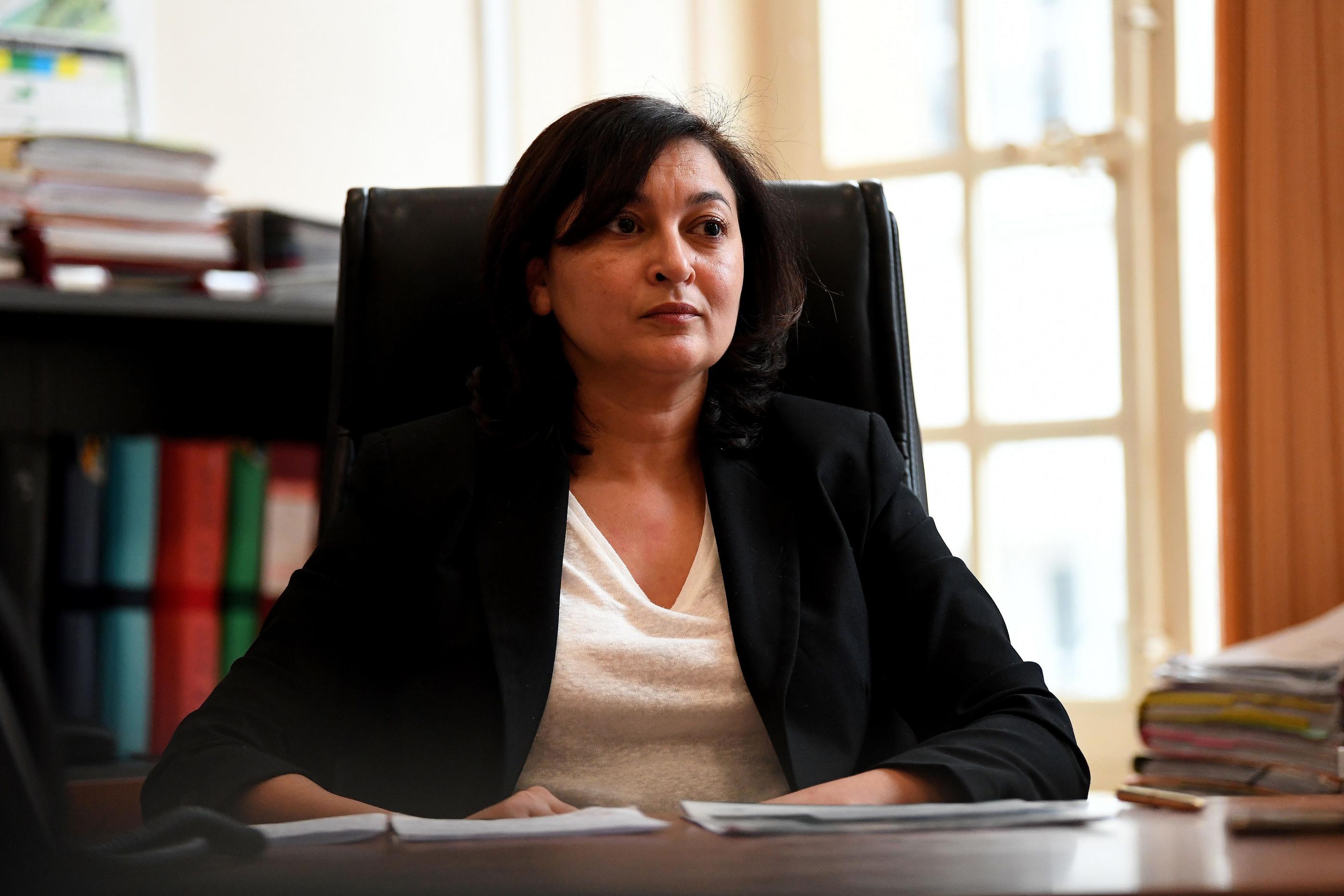 La maire d'Avallon (Yonne) Jamilah Habsaoui est incarcérée depuis un mois. MaxPPP/Marion Boisjot