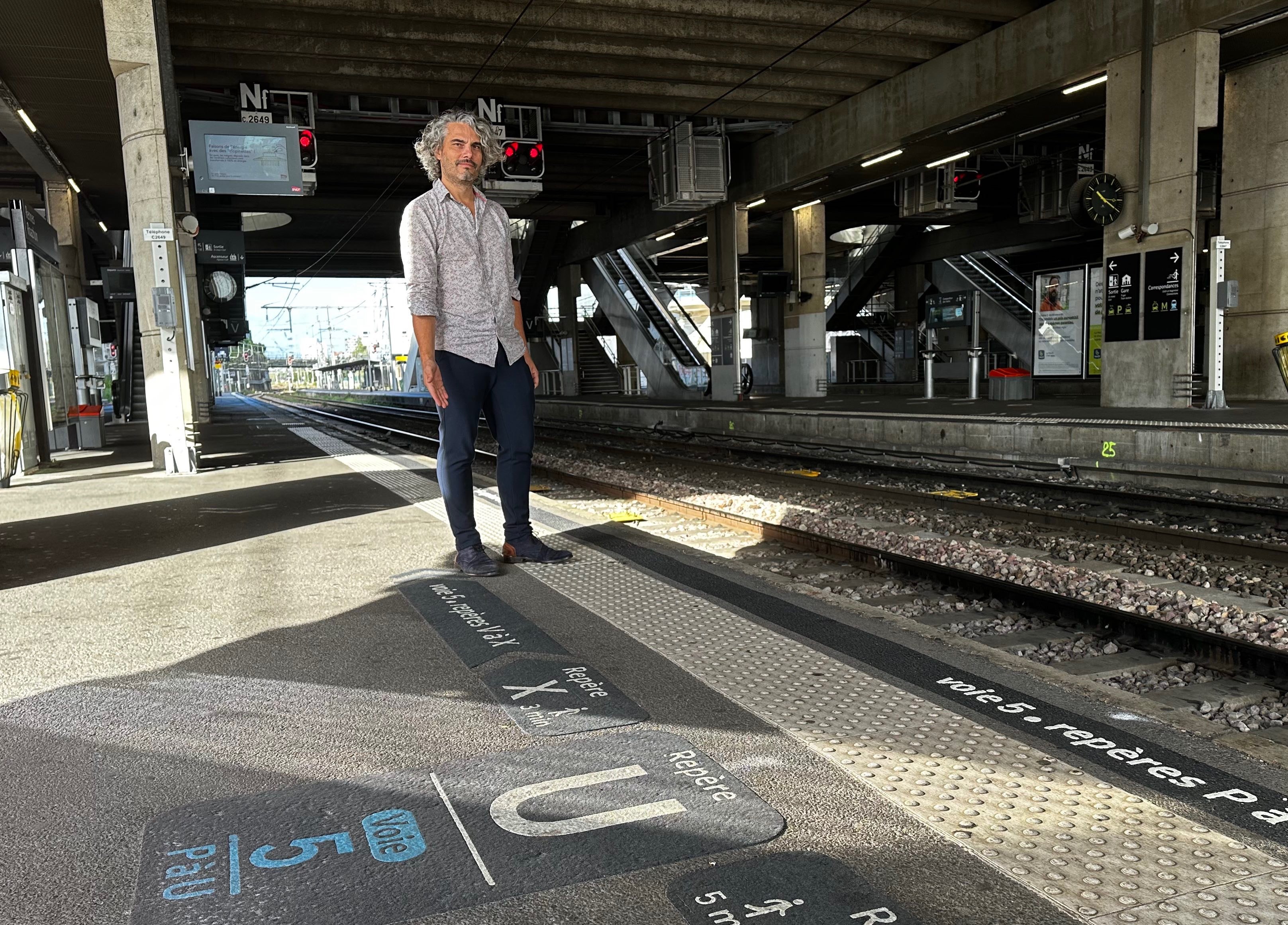 Le « 2TMV» va permettre à la gare de Rennes, qui n’a pas beaucoup de quais par rapport à d’autres villes, de faire face à l'augmentation du trafic, explique Maxime Boisson de SNCF Réseau. LP/Solène Durox