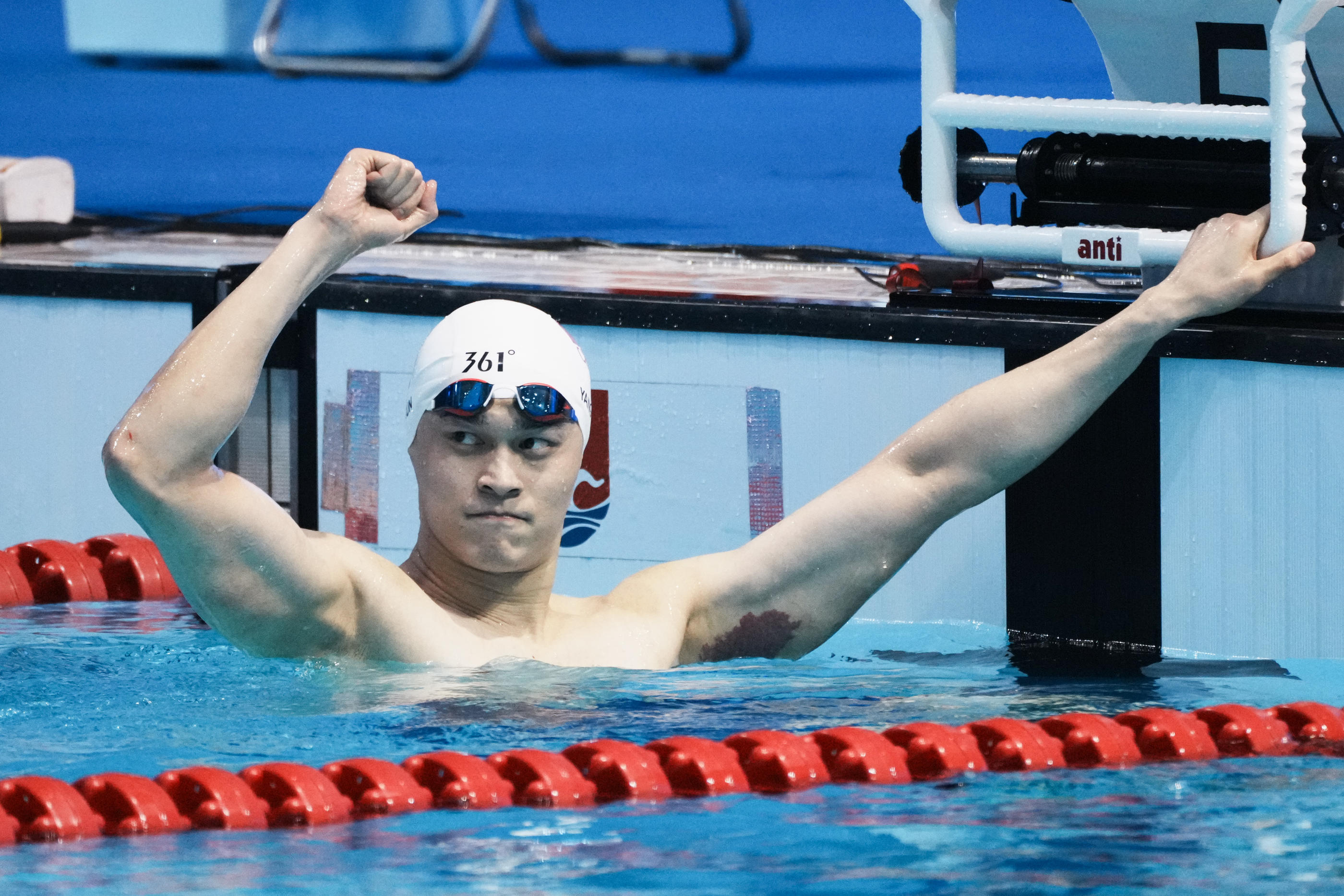 Sun Yang a remporté l'or sur le 400 m nage libre des Championnats nationaux d'été de Chine ce dimanche. Icon Sport/Du Yu