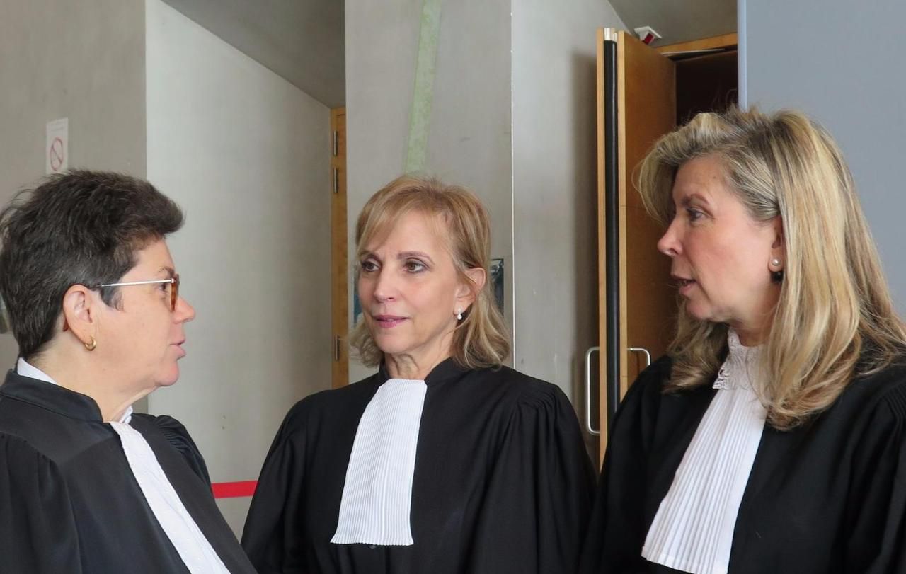 <b></b> Cour d’assises de Melun, mardi. Me Catherine Bahuchet, Me Janine Bonaggiunta et Me Nathalie Tomasini (de gauche à droite) sont les avocates de deux des victimes. 