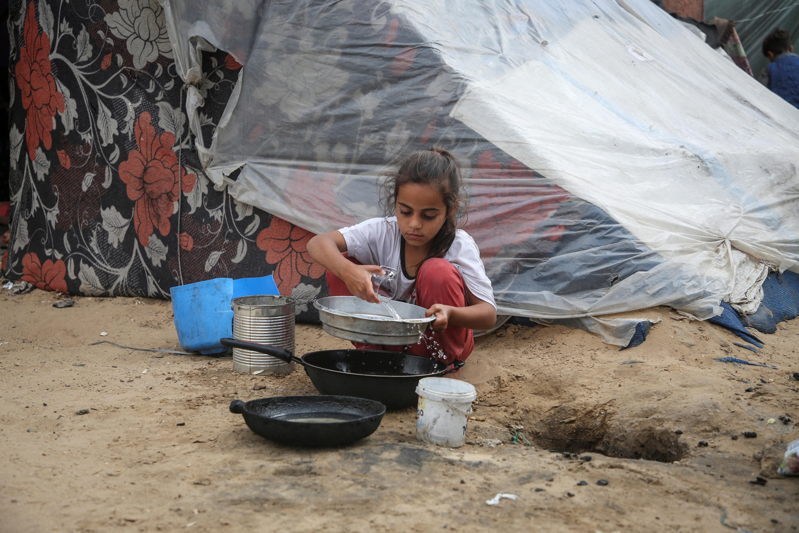 A Gaza, la population a plus que jamais besoin de l'aide humanitaire. REUTERS/Hatem Khaled