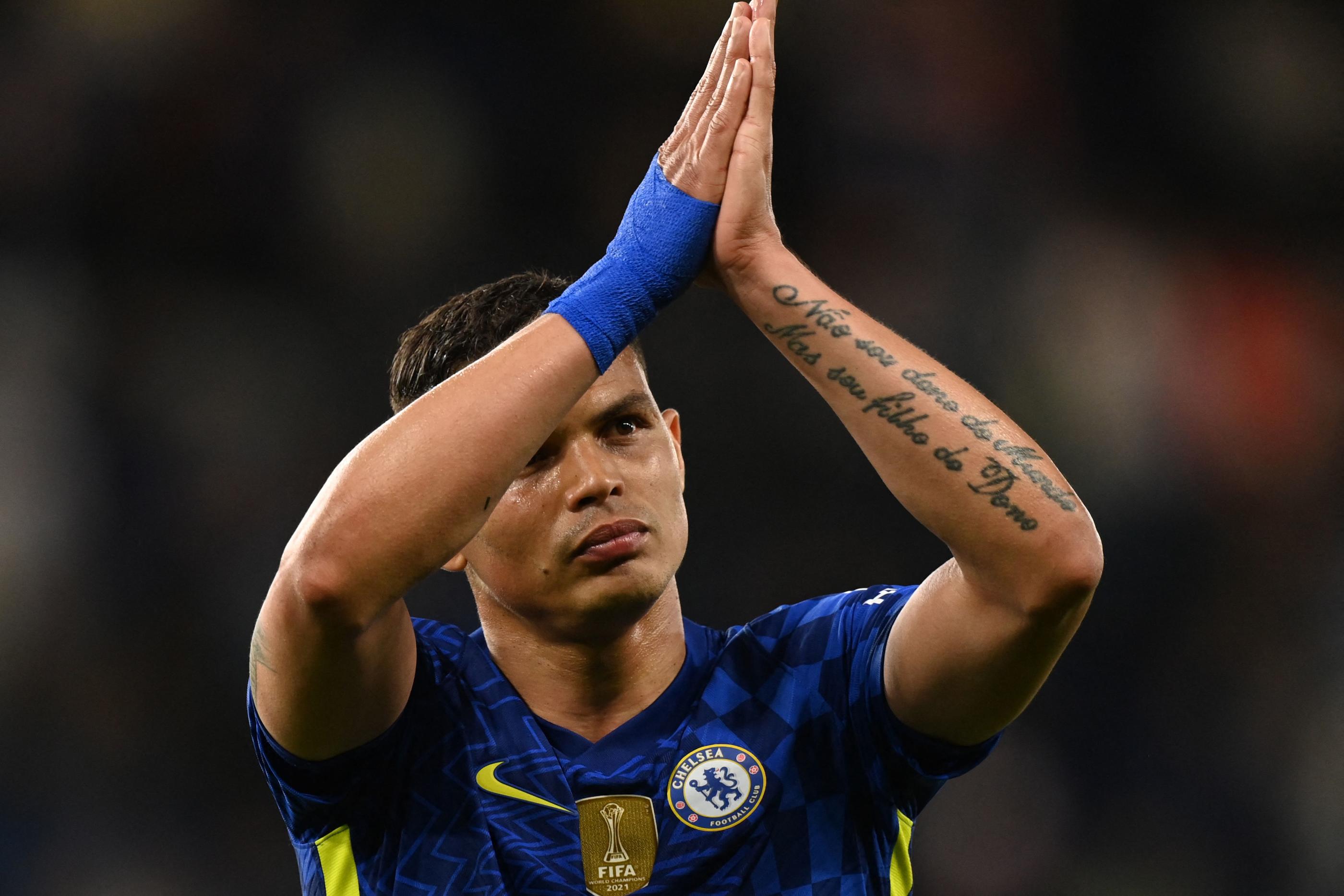 C'est officiel, Thiago Silva va quitter Chelsea à la fin de la saison. AFP