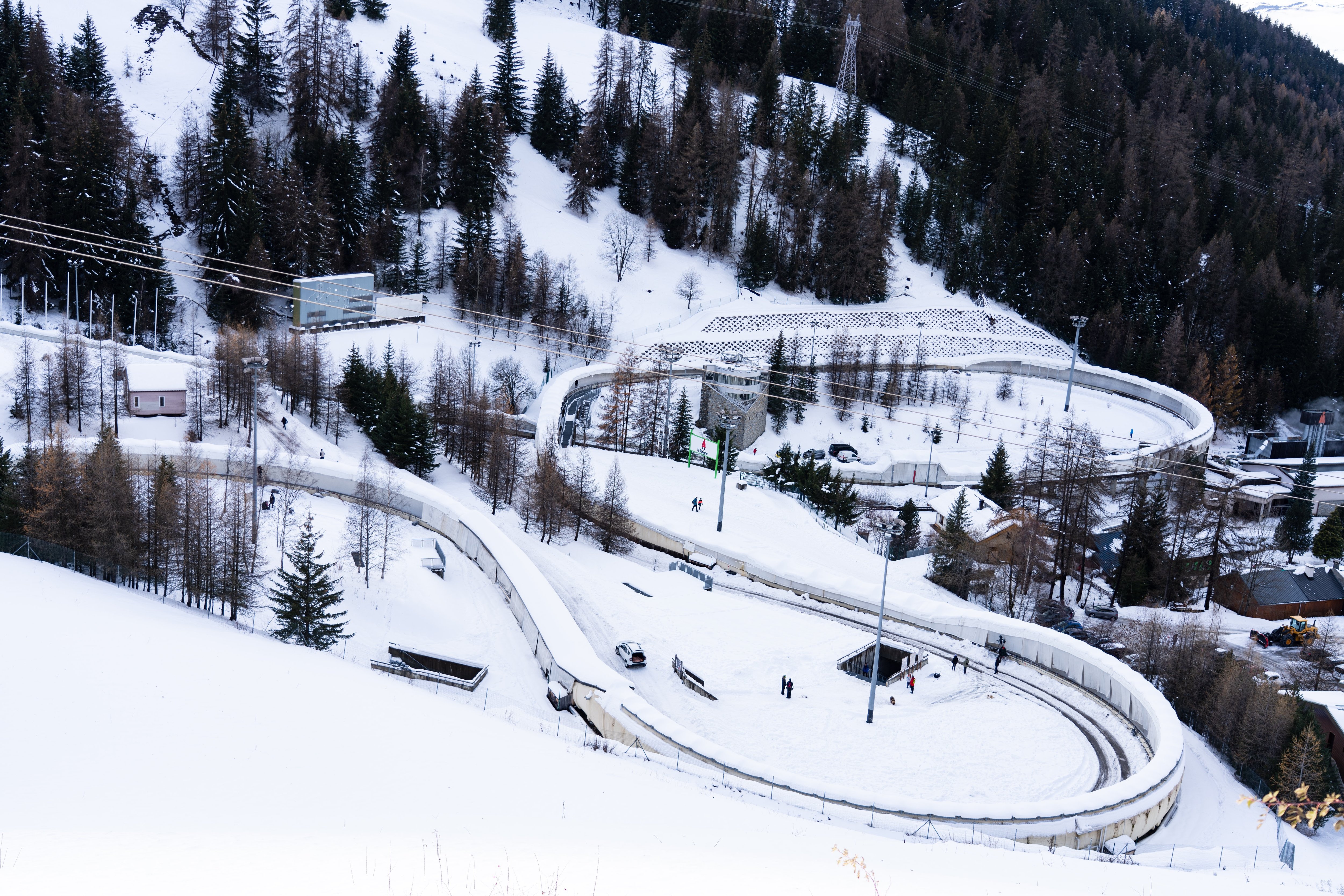 La piste de bobsleigh de La Plagne fait partie des infrastructures sur lesquelles la France veut s'appuyer pour accueillir les Jeux d'hiver de 2030. LP/Thomas Pueyo