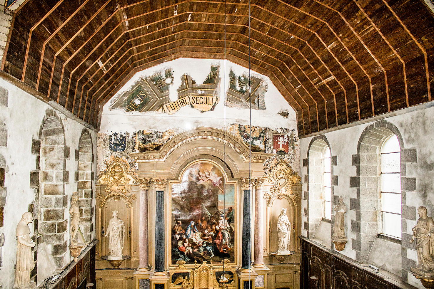 Cédée par l'hôpital de Vire (Calvados), la chapelle Saint-Louis va finalement venir dans le giron municipalité qui aura aussi la charge de conserver son orgue exceptionnel. DR