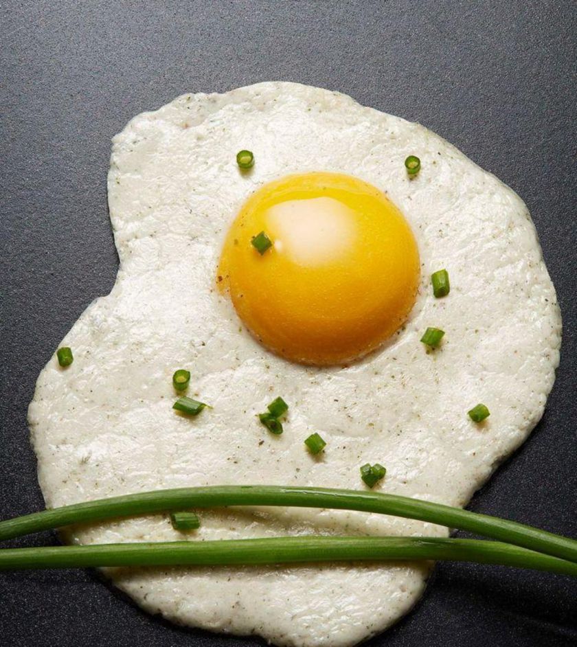 <b></b> Deux étudiantes de l’école de biologie industrielle (EBI) ont inventé un œuf 100 % végétal.