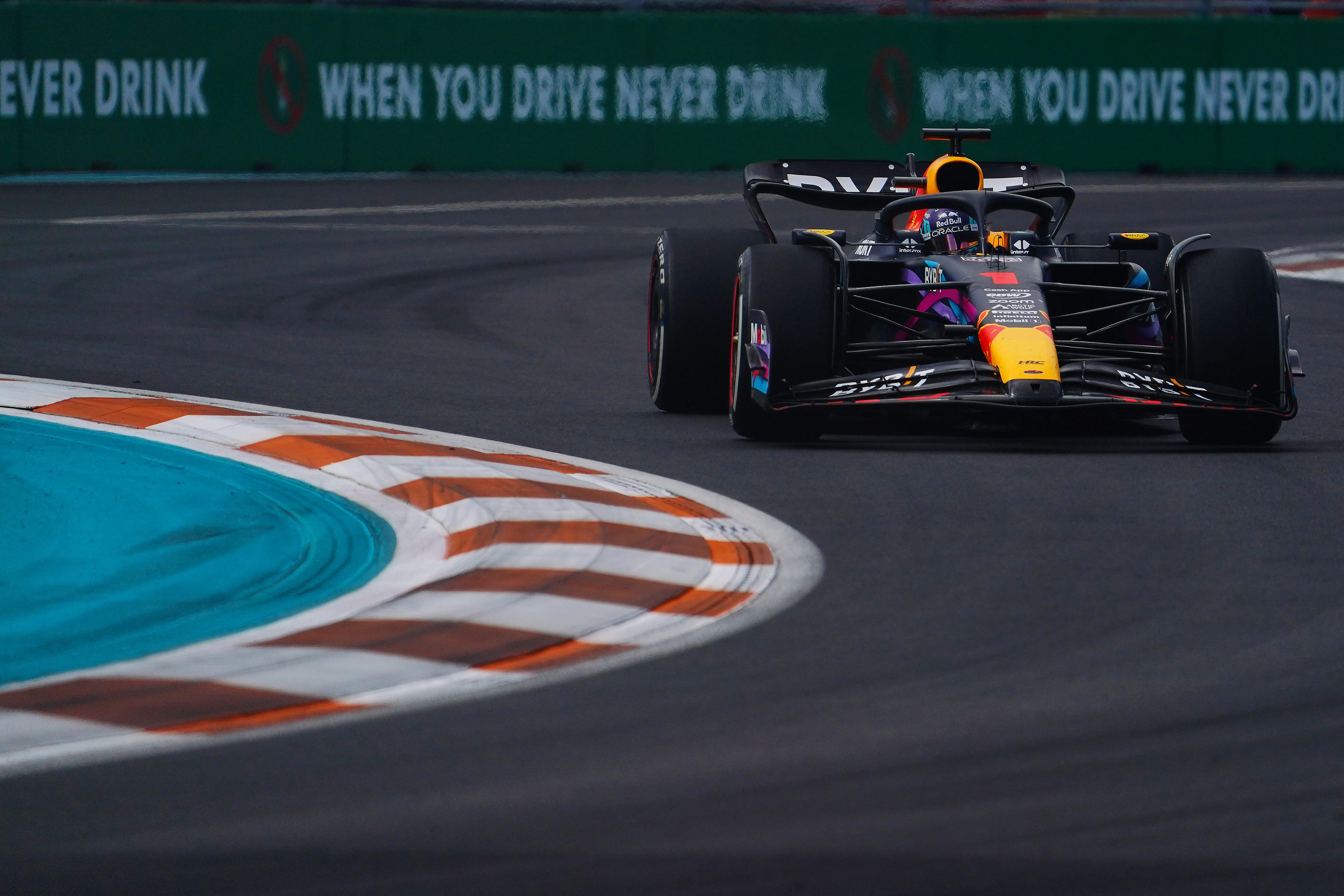 Max Verstappen (Red Bull) lors du Grand Prix de Miami, le 7 mai 2023. Icon sport