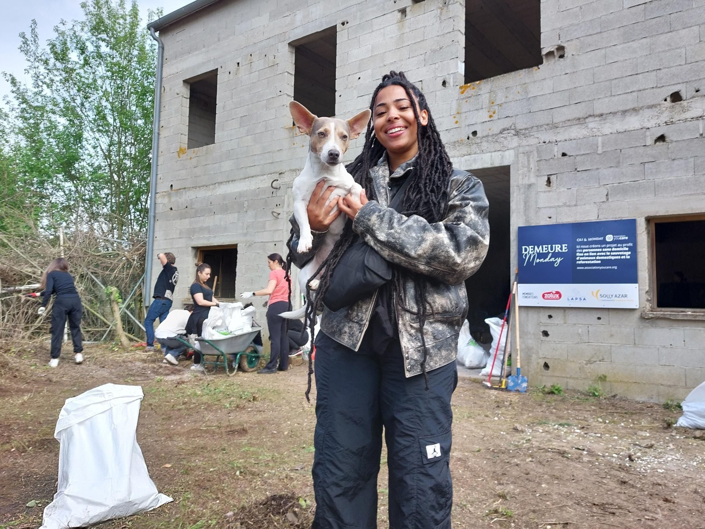 Périgny-sur-Yerres, dimanche 14 avril 2024. C'est Oli, une jeune influenceuse, qui est à l'origine de ce projet. LP/Gérald Moruzzi