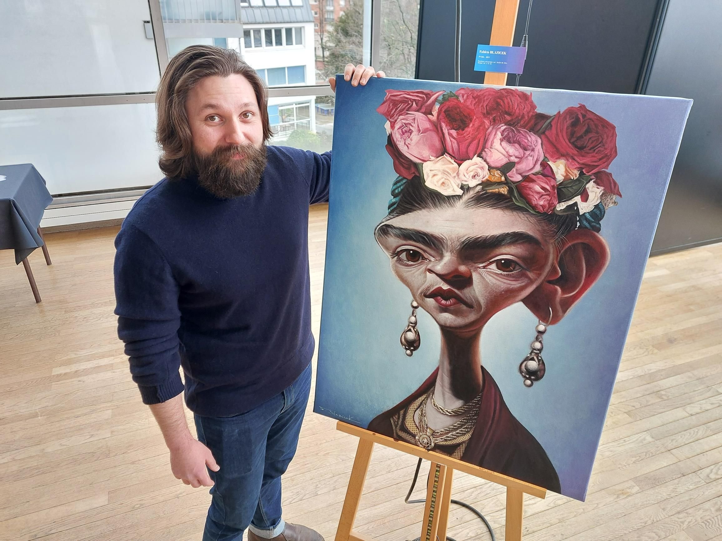 De Jean Dujardin à Frida Kahlo, cet artiste val-de-marnais caricature «  pour faire redécouvrir la personne » - Le Parisien