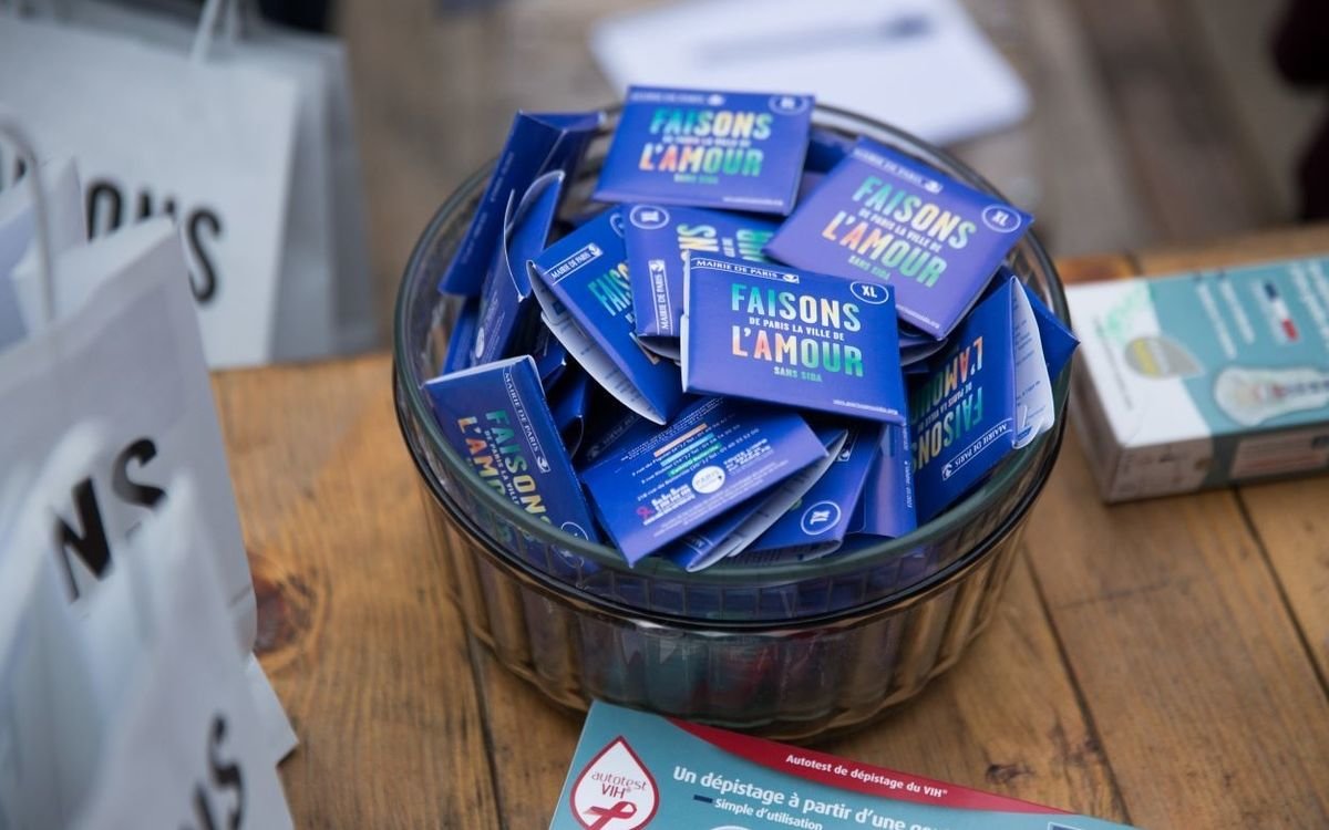 Plus de 200 000 préservatifs seront distribués dans le village olympique, afin de prévenir de potentielles infections sexuellement transmissibles. Ville de Paris