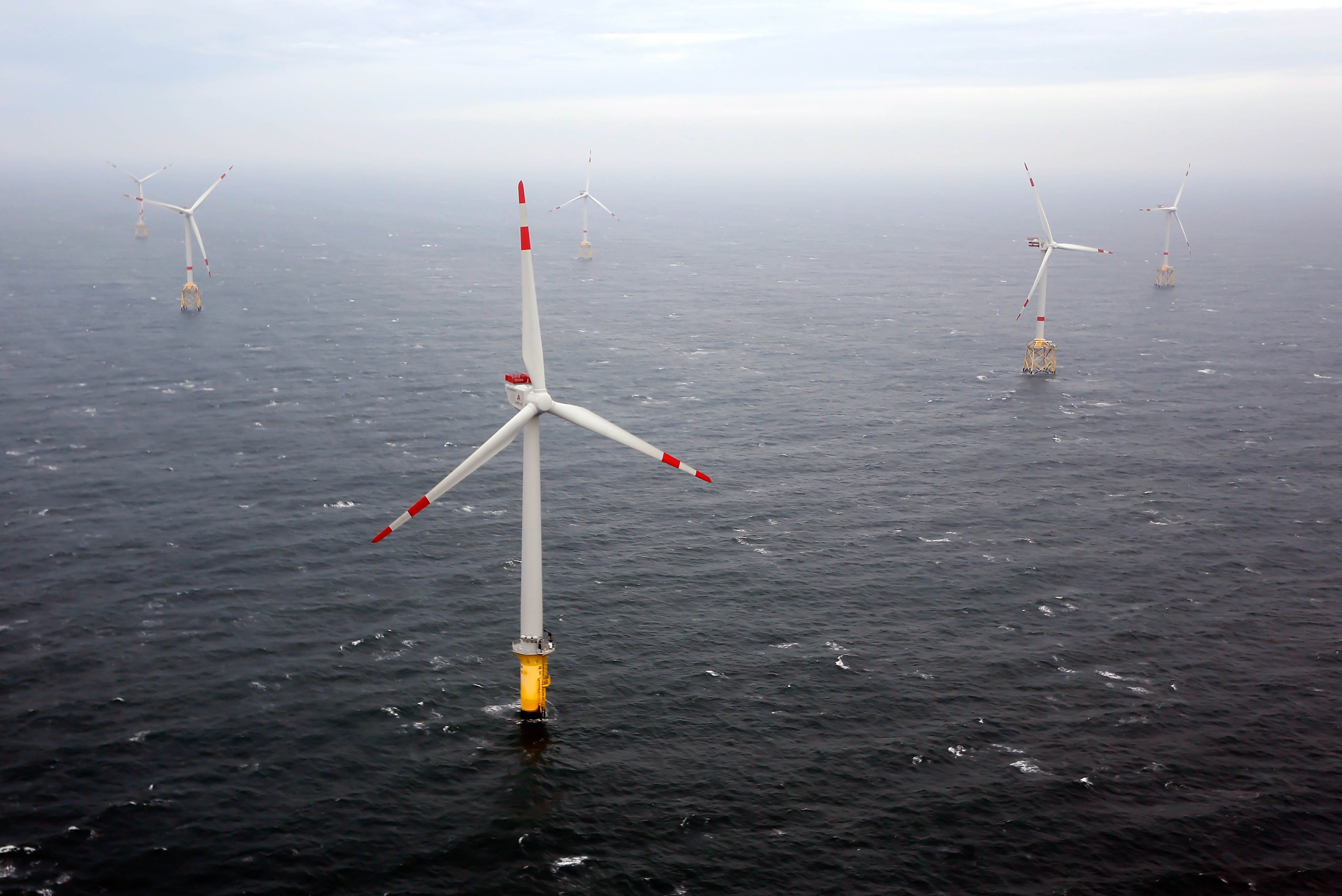 Le projet éolien en mer Sud-Atlantique – son nom officiel – vise à produire, grâce à près de 80 aérogénérateurs, 1gigawatt (GW) d’électricité sur une superficie de 120 km². Illustration LP/Olivier Corsan