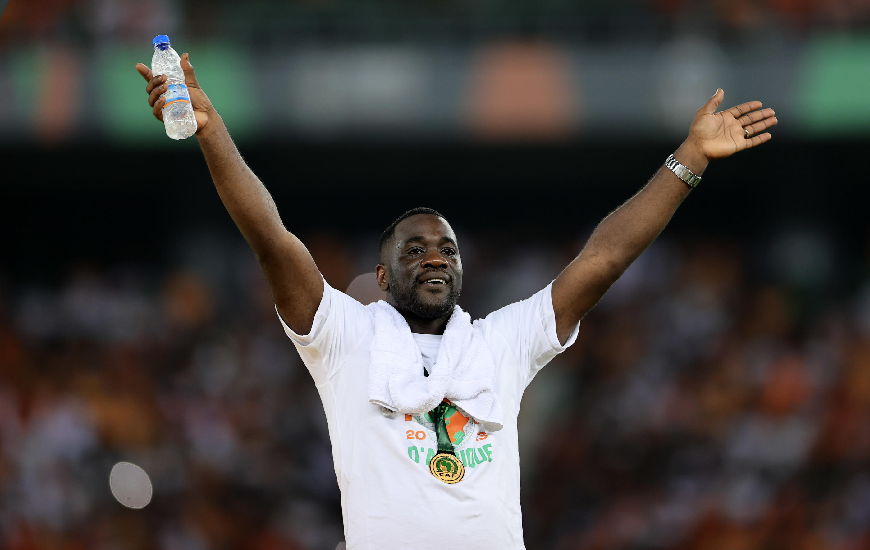 Emerse Fae, sélectionneur de la Côte d'Ivoire, a remporté le 3e titre de l'histoire des Éléphants en Coupe d'Afrique des Nations. Icon Sport