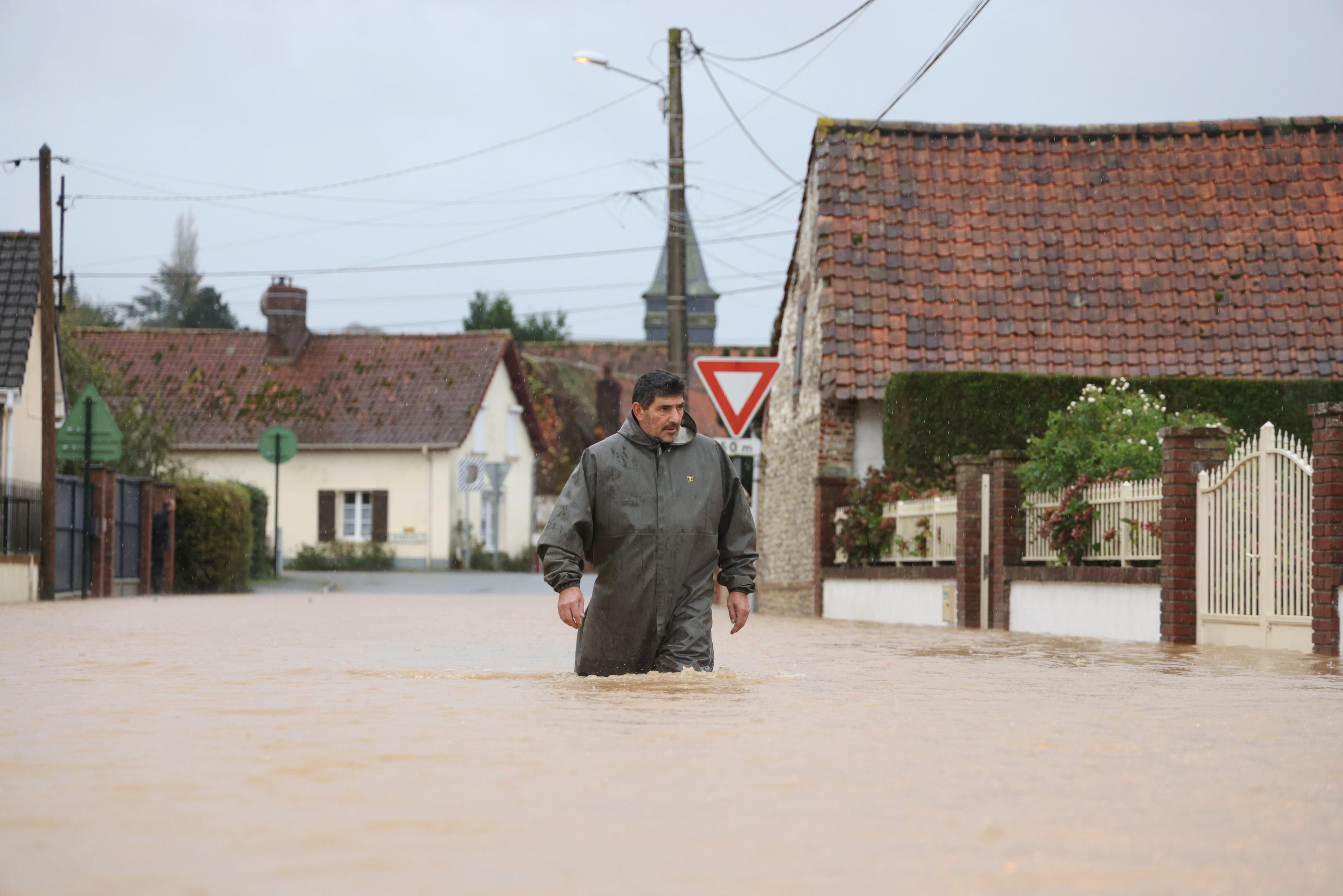 Inondations, séismes, les catastrophes climatiques sont de plus en plus nombreuses, comme ici dans le Pas-de-Calais en novembre. (Illustration) LP/Jean-Baptiste Quentin