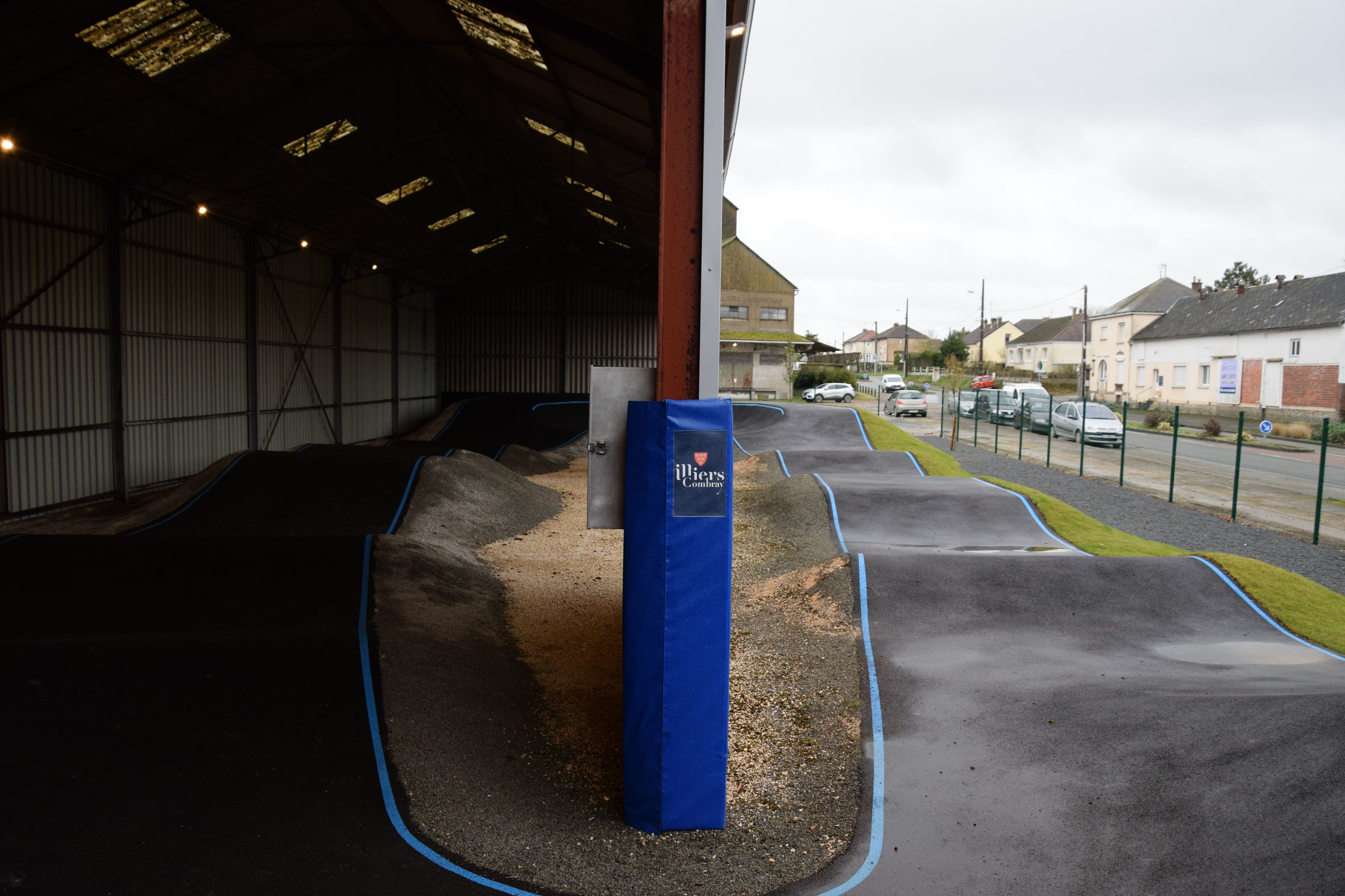 Inaugurée ce samedi 17 février, la piste de pump track d'Illiers-Combray (Eure-et-Loir) n'attend plus que ses utilisateurs. /LP/Christophe Blondel