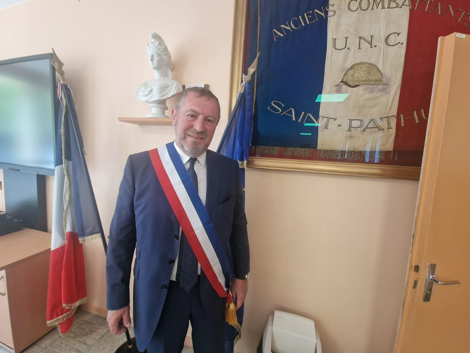 Saint-Pathus, le 13 juillet. Benoît Dantec est le nouveau maire de la commune. Il a été élu lors de la séance du conseil municipal. LP/Marie Briand-Locu