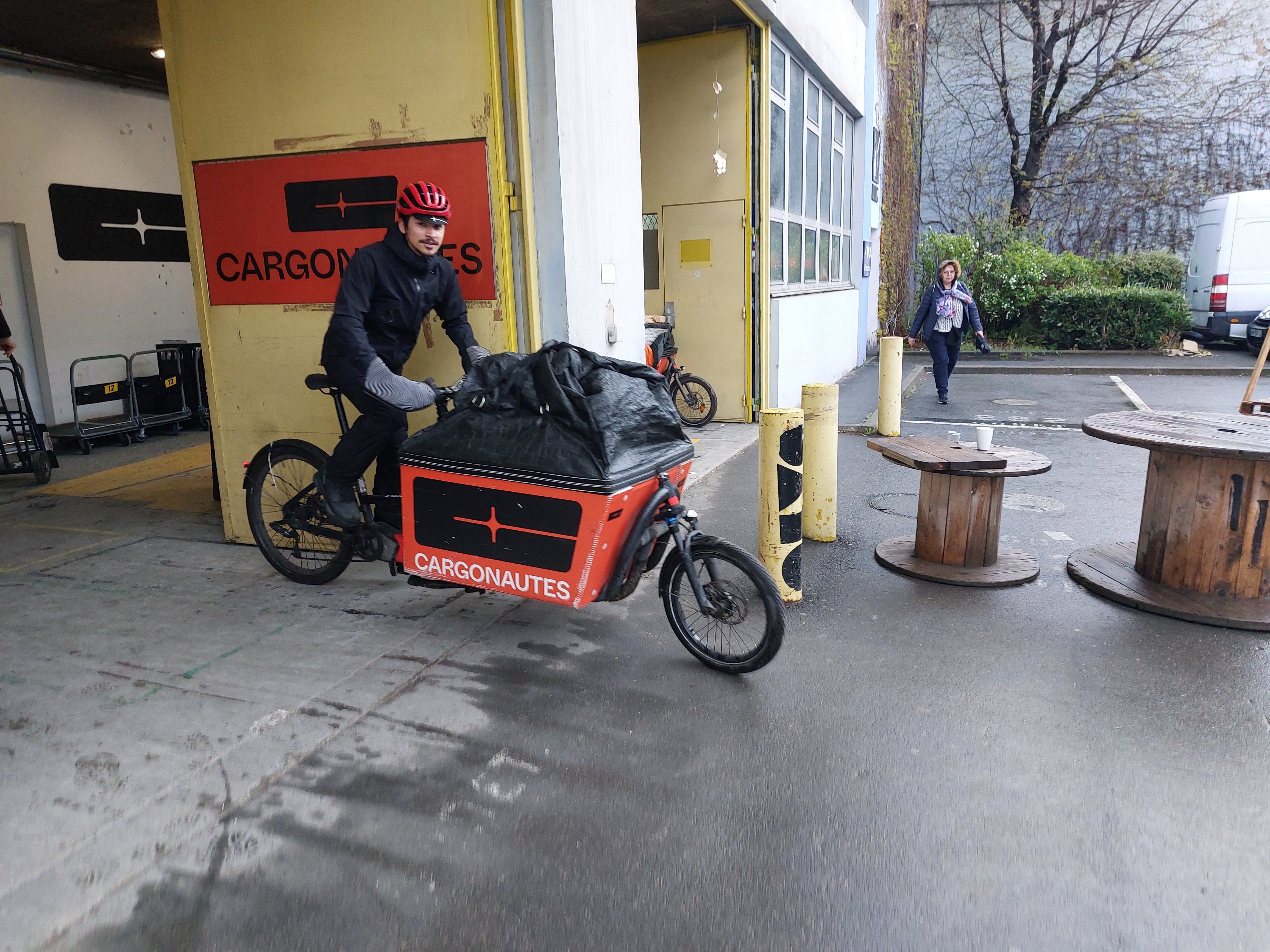 Les Cargonautes comptent 40 salariés spécialisés dans la livraison à vélo dans Paris et la petite couronne. LP/Sébastian Compagnon