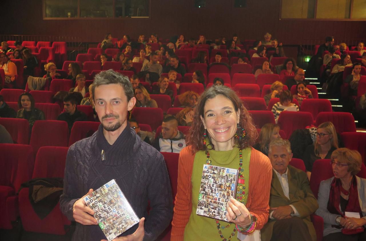 <b></b> Beauvais, ce mardi. Aurélien Manier, professeur documentaliste au lycée Jules-Verne de Grandvilliers et Prisca Baldet, conseillère à l’Anpaa n’ont pas compté leurs heures pour ce projet de 6 ans. 