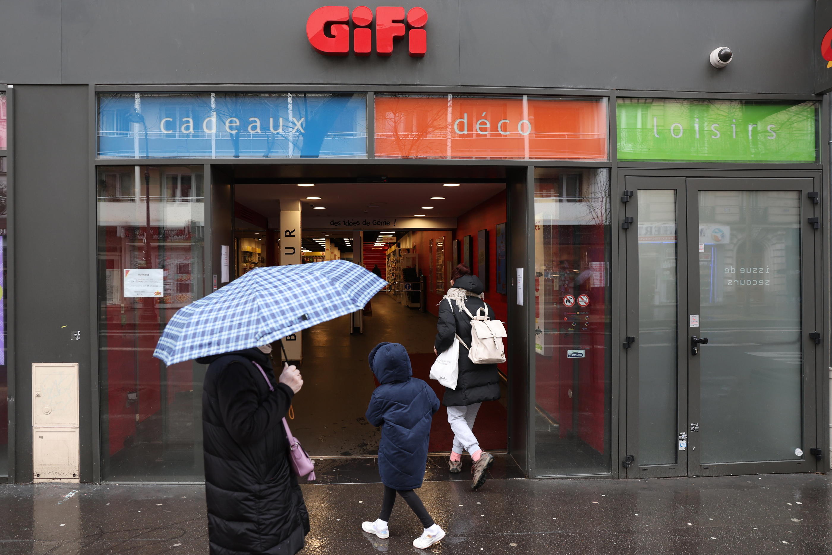 En 2023, Gifi a réalisé 1,3 milliard d’euros de chiffre d’affaires grâce à ses 600 magasins (ici celui du XIVe arrondissement de Paris). LP/Arnaud Journois