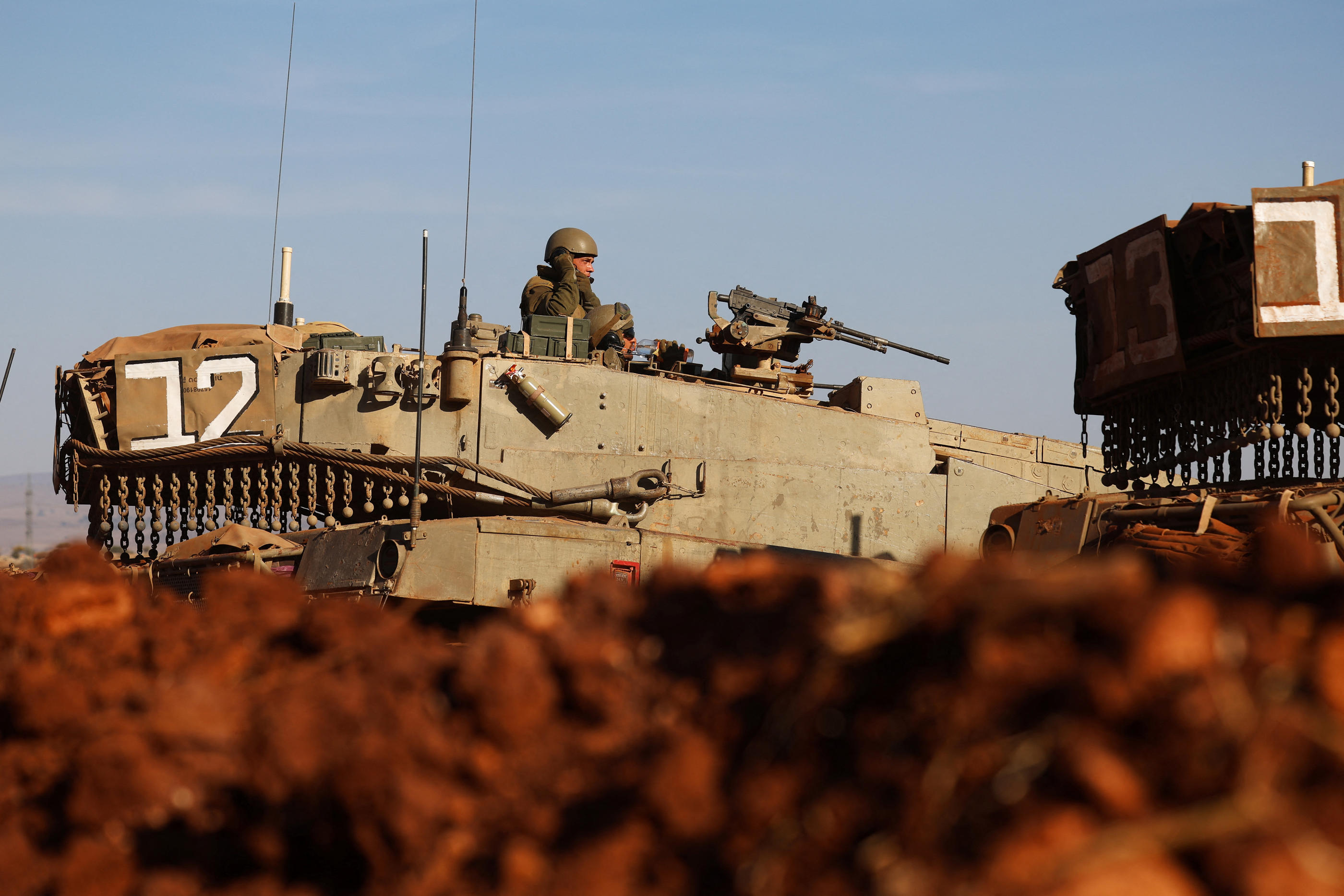 Les soldats israéliens ont mené une deuxième incursion terrestre dans la bande de Gaza, dans la nuit de jeudi à vendredi. REUTERS/Lisi Niesner