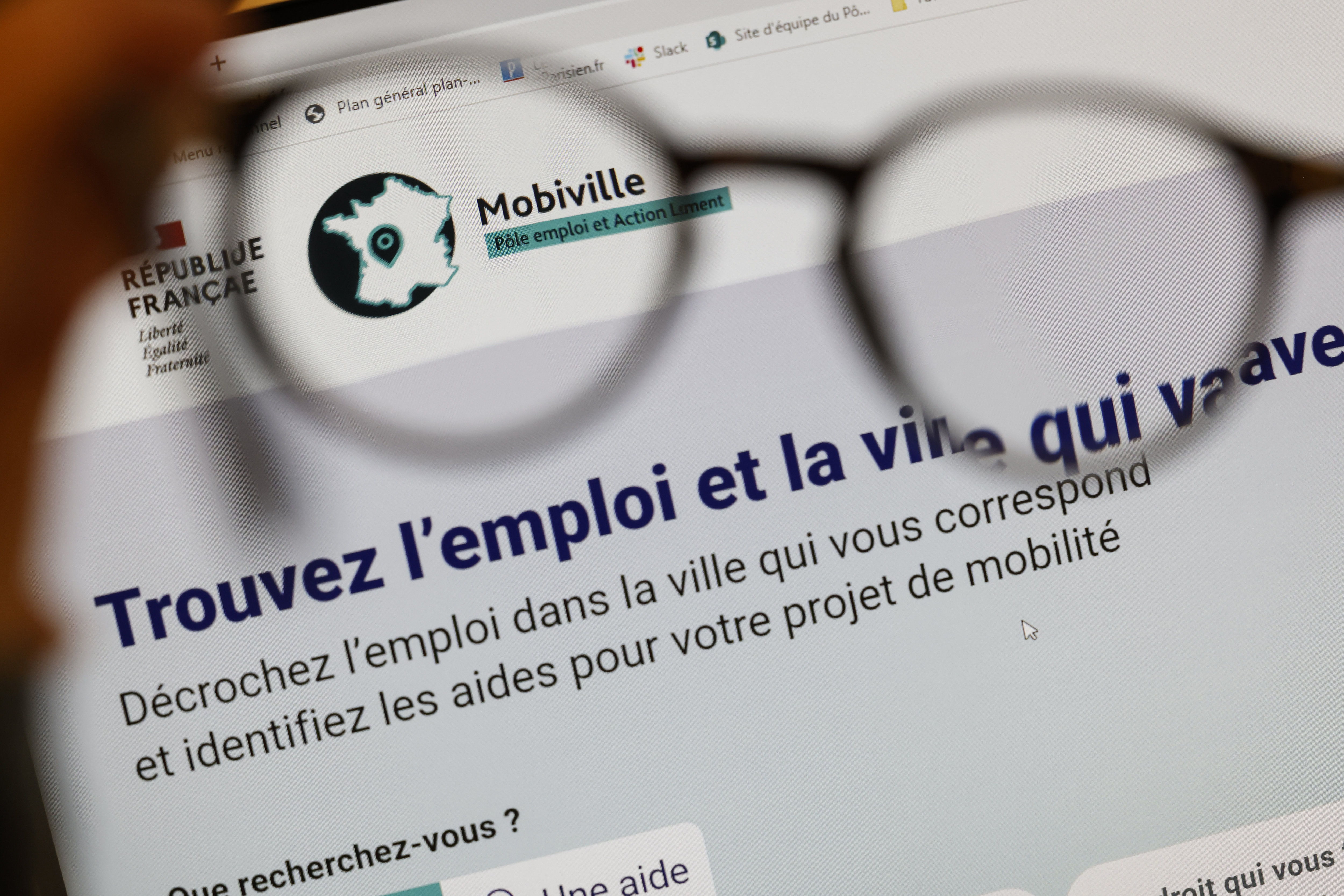Le site Internet Mobiville est un outil gratuit et ouvert à tous qui accompagne les candidats à la mobilité géographique et professionnelle. LP/Olivier Corsan