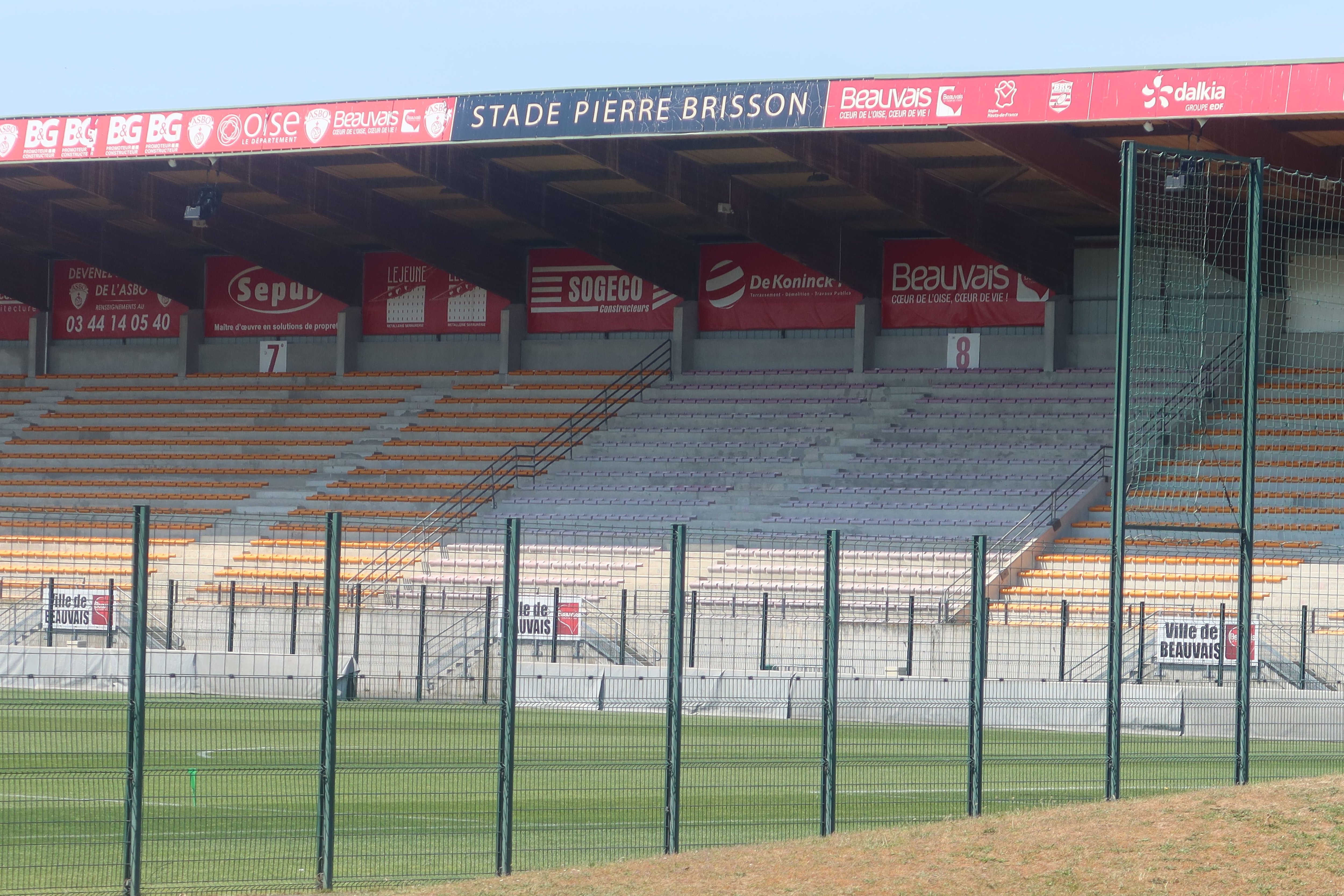 Beauvais, jeudi 15 juin. La finale devait avoir lieu au stade Pierre-Brisson ce samedi. Mais les tribunes et la pelouse resteront vides. LP/S.G.