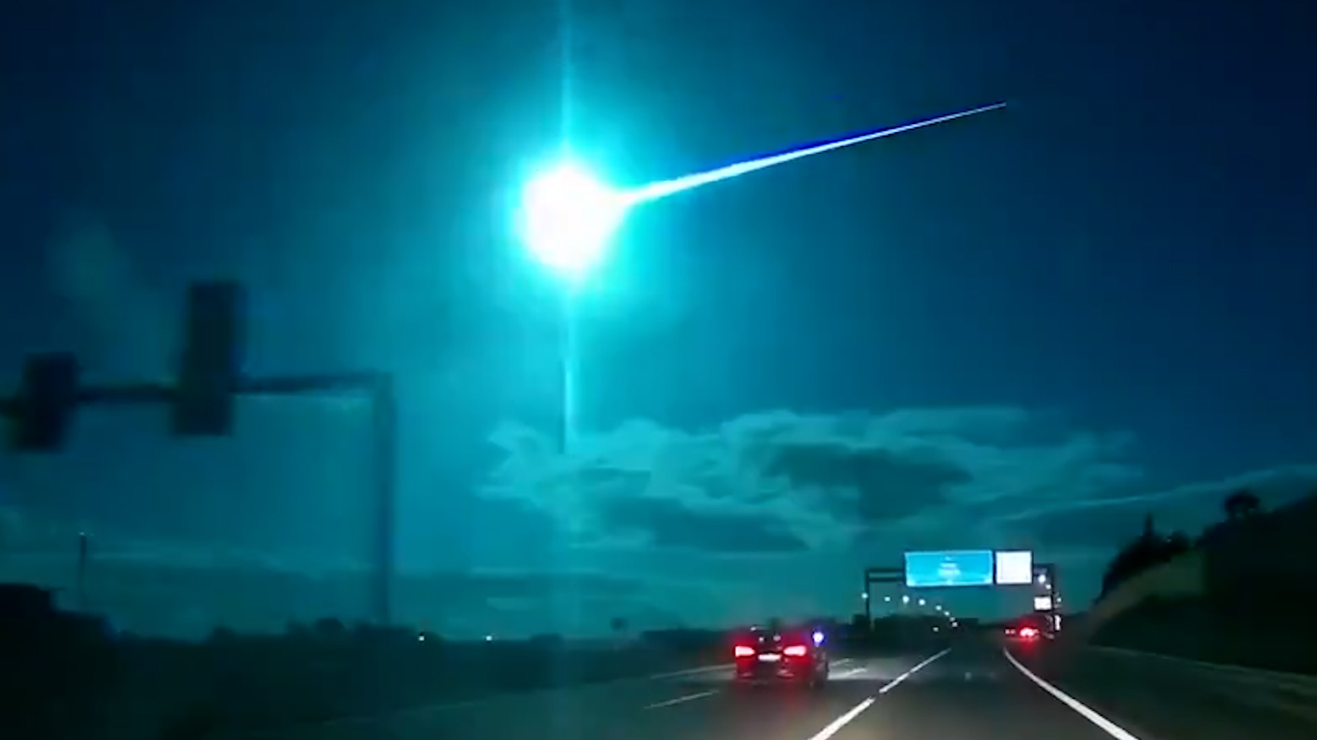 Une météorite aurait été observée dans le ciel de l'Espagne et du Portugal cette nuit.