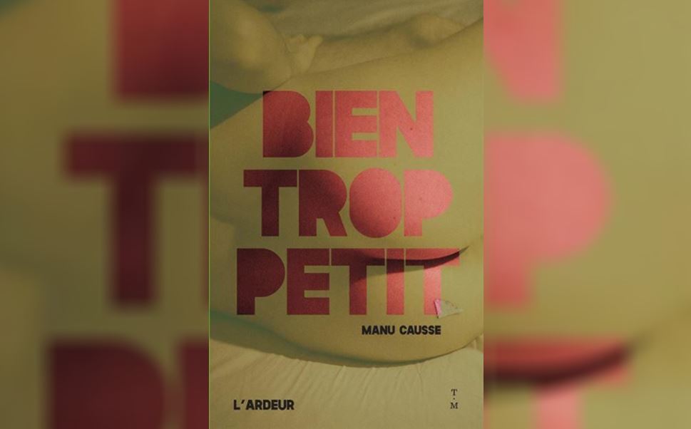 «Bien trop petit» de Manu Causse, roman pour adolescents publié en septembre 2022 par les Éditions Thierry Magnier Jeunesse (groupe Actes Sud). DR