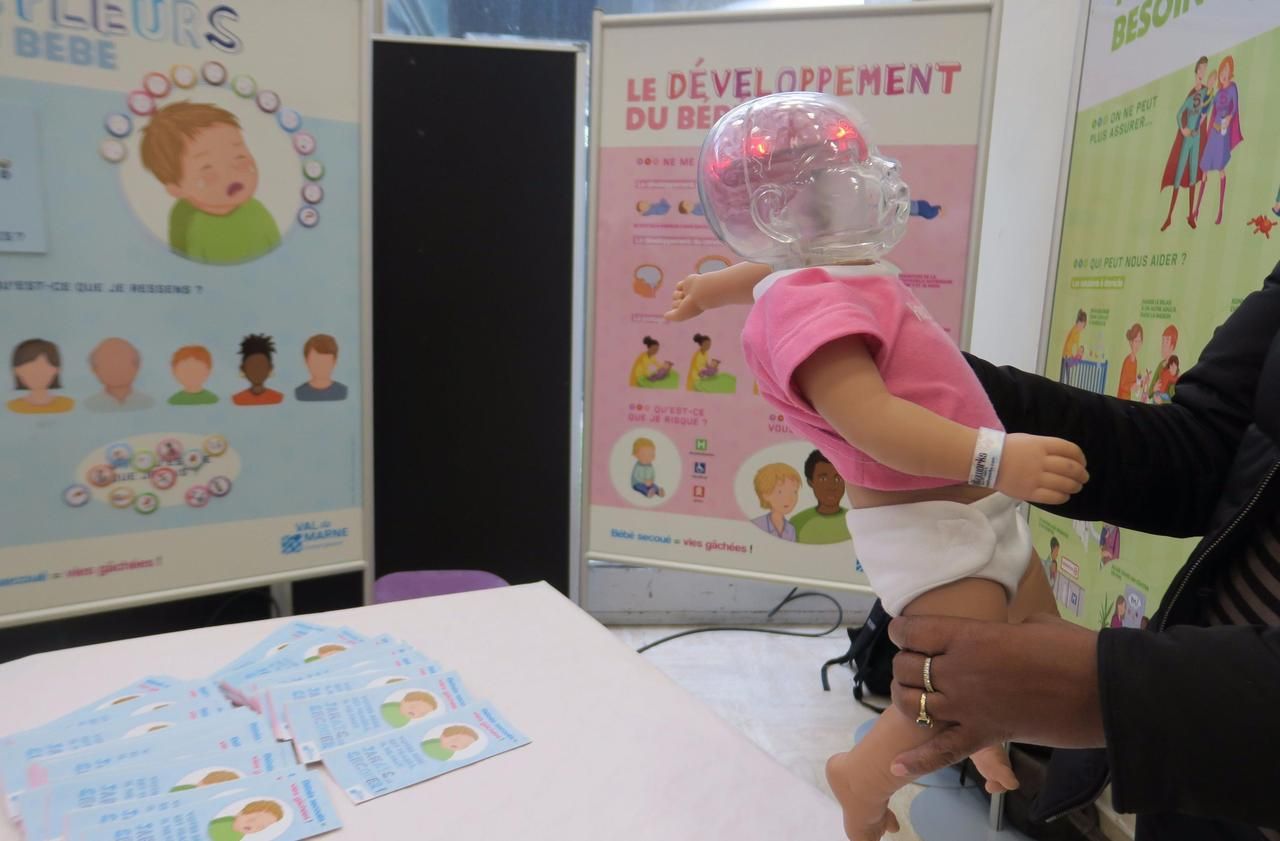 Dans les centres de protection maternelle et infantile, une poupée aide à expliquer le syndrome du bébé secoué (dont a été victime Youssef) et ses conséquences sur le cerveau (Illustration). LP/F.D.