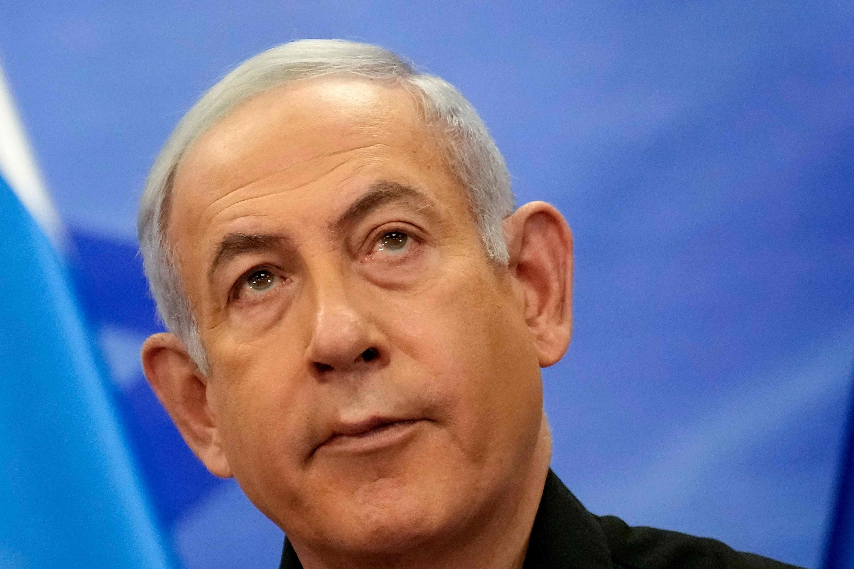 Le Premier ministre israélien Benyamin Netanyahou le 24 octobre. AFP/Christophe Ena