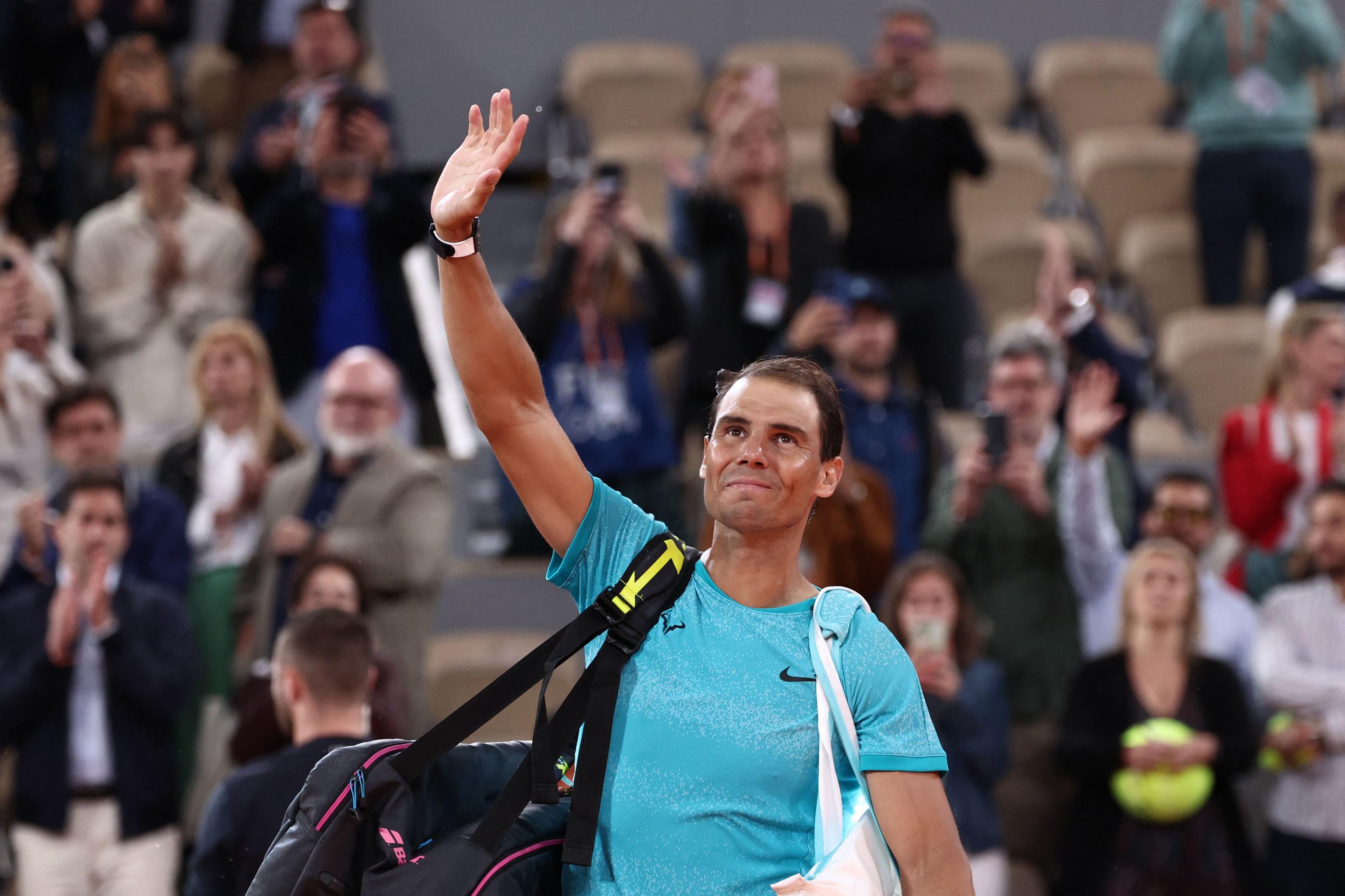 Rafael Nadal laisse encore la porte un peu ouverte sur son avenir. EMMANUEL DUNAND / AFP