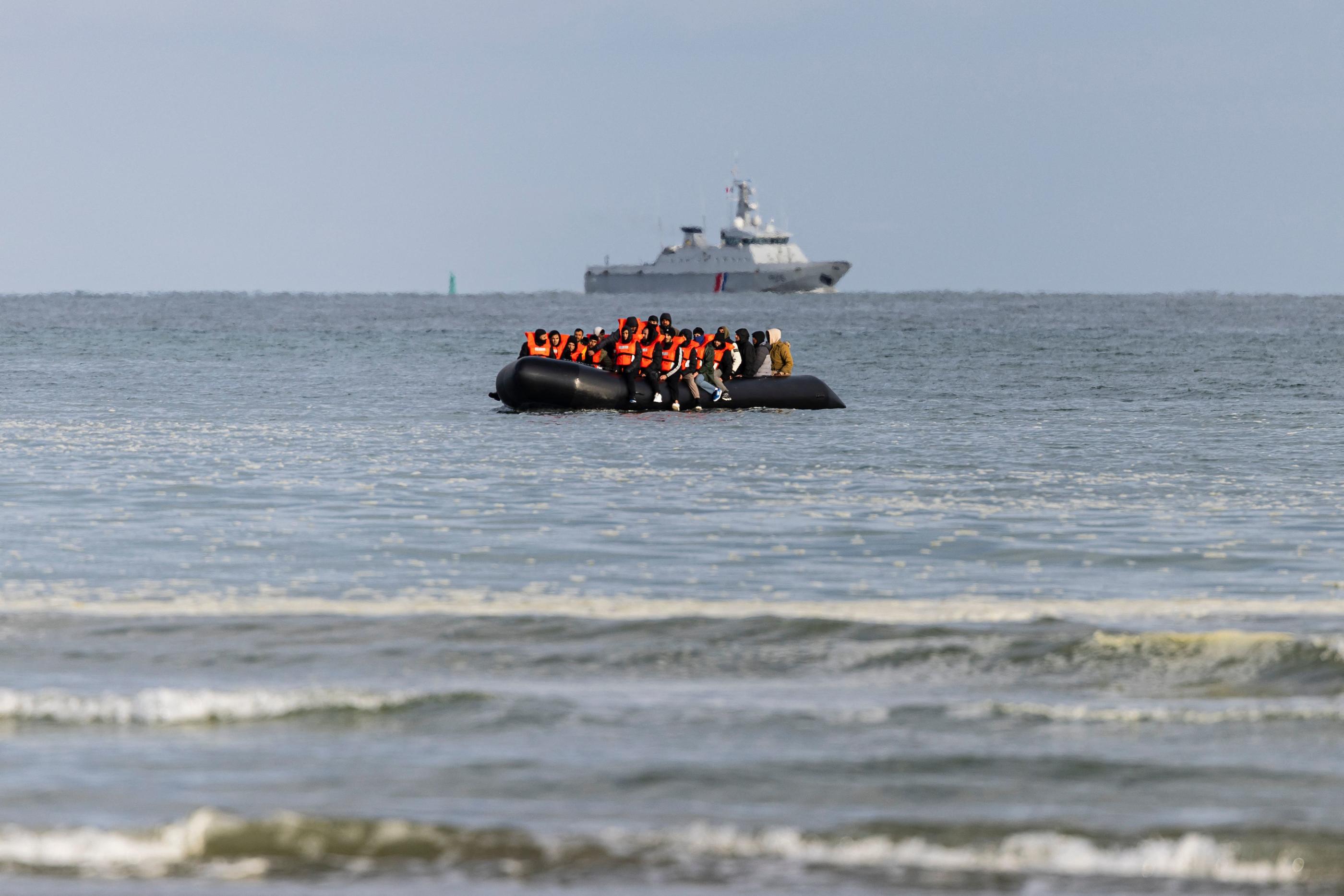 Les traversées au départ des côtes françaises vers le Royaume-Uni ont connu un important pic ce mercredi. AFP/Sameer Al-DOUMY