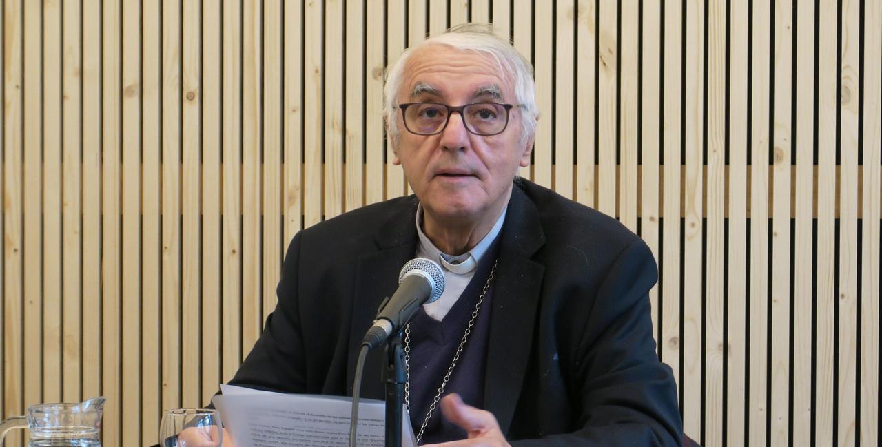 Ivry-sur-Seine (Val-de-Marne), en octobre 2020. Monseigneur Michel Santier a été à la tête du diocèse de Créteil de 2007 à 2021. LP/Marine Legrand