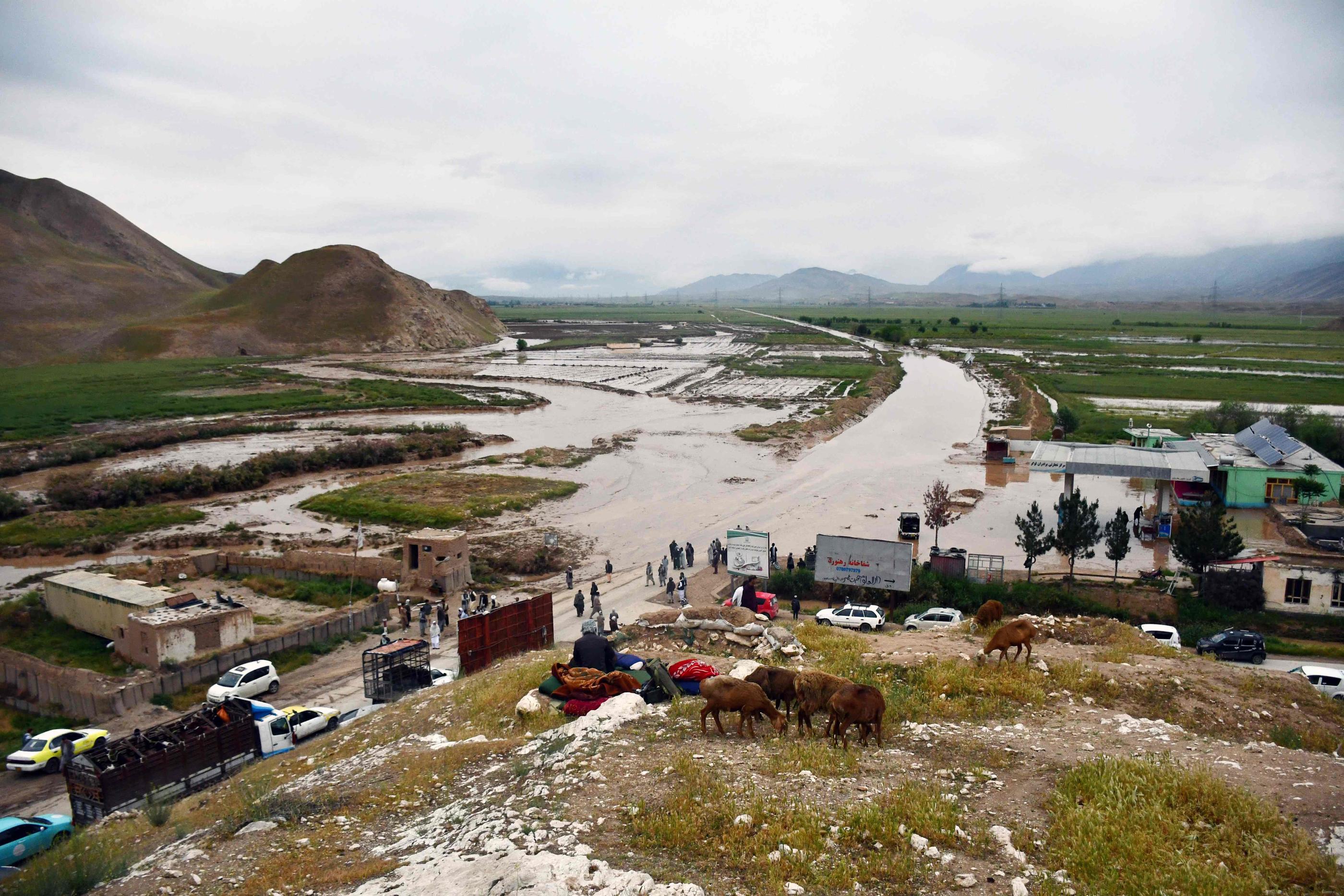 Depuis mi-avril, des crues et des inondations ont fait de nombreux morts en Afghanistan. AFP/Atif Aryan