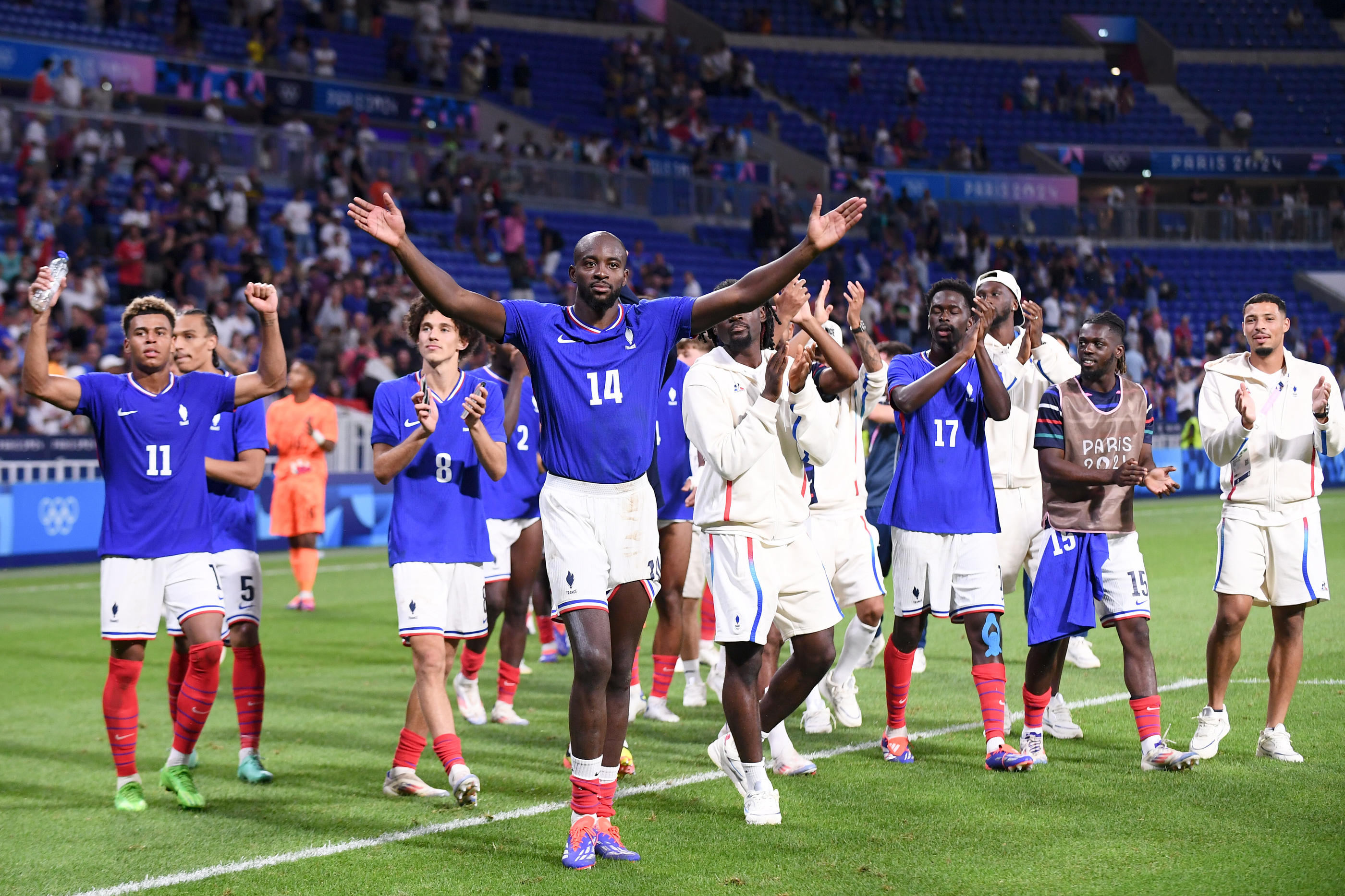 Jean-Philippe Mateta et les Bleus du foot sont en finale. (Photo Philippe Lecoeur/Icon Sport)