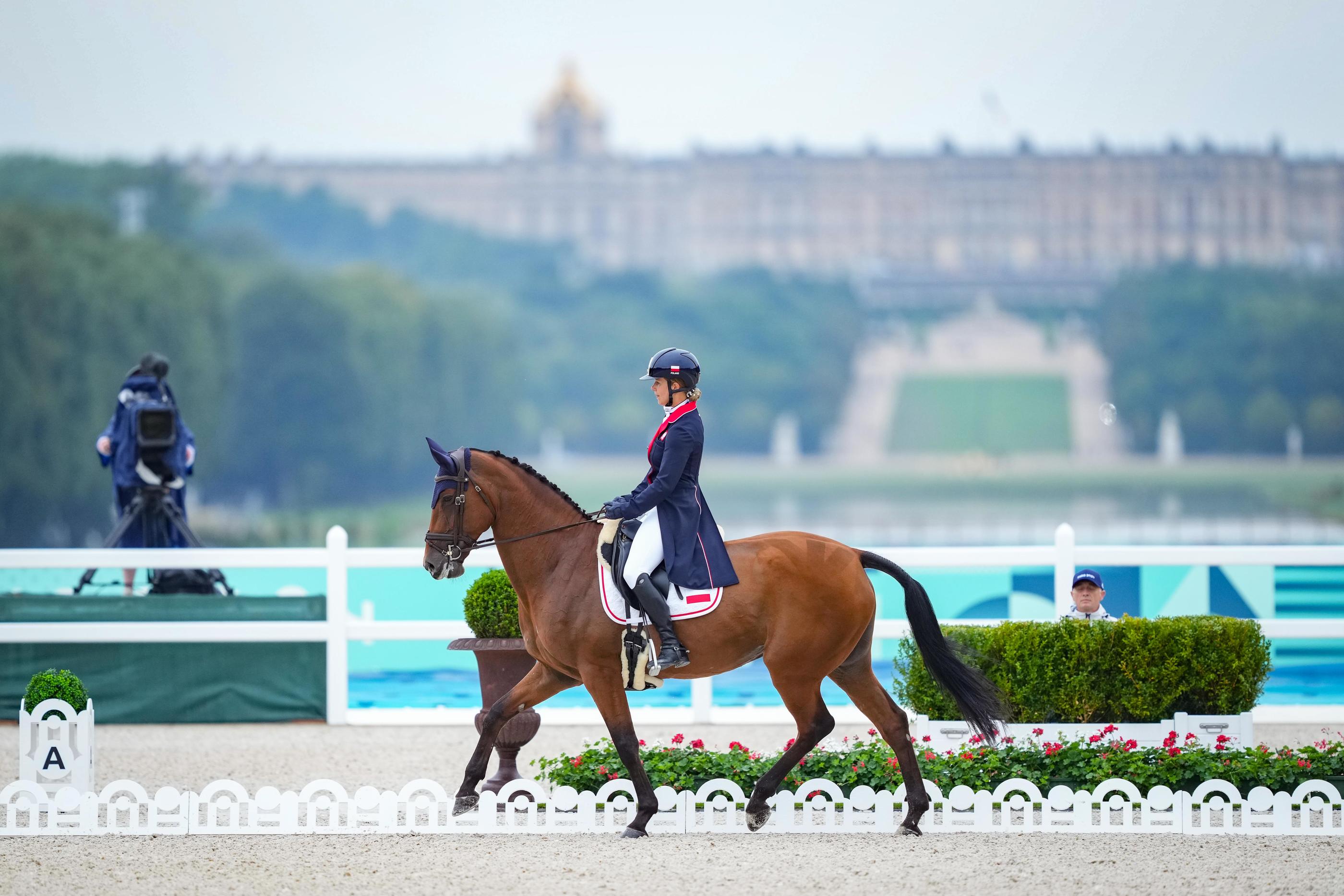 Les cavaliers et le public ont découvert ce samedi l'incroyable site de Versailles, qui accueille les épreuves d'équitation et de pentathlon. Icon Sport/Pierre Costabadie