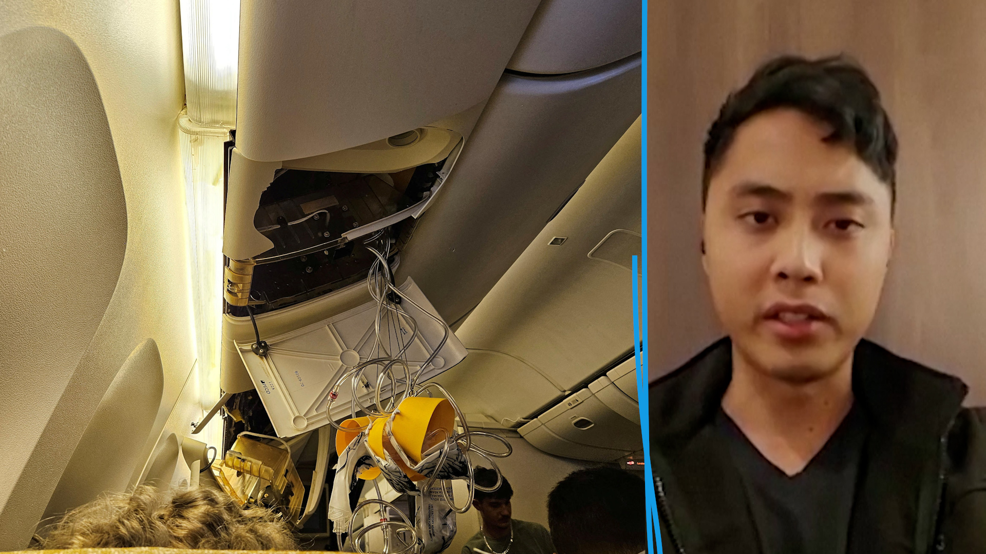 Dzafran Azmir, 28 ans, était à bord du vol Singapore Airlines qui a connu de très fortes turbulences, mardi, faisant un mort et des dizaines de blessés.