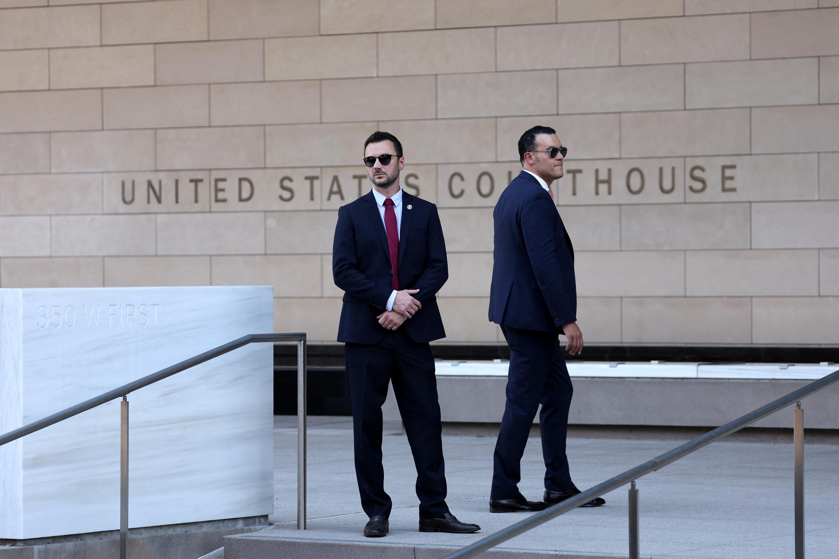 Les agents du Secret Service ont pour mission d'assurer la protection, entre autres, des présidents et vice-président. Reuters/Mike Blake