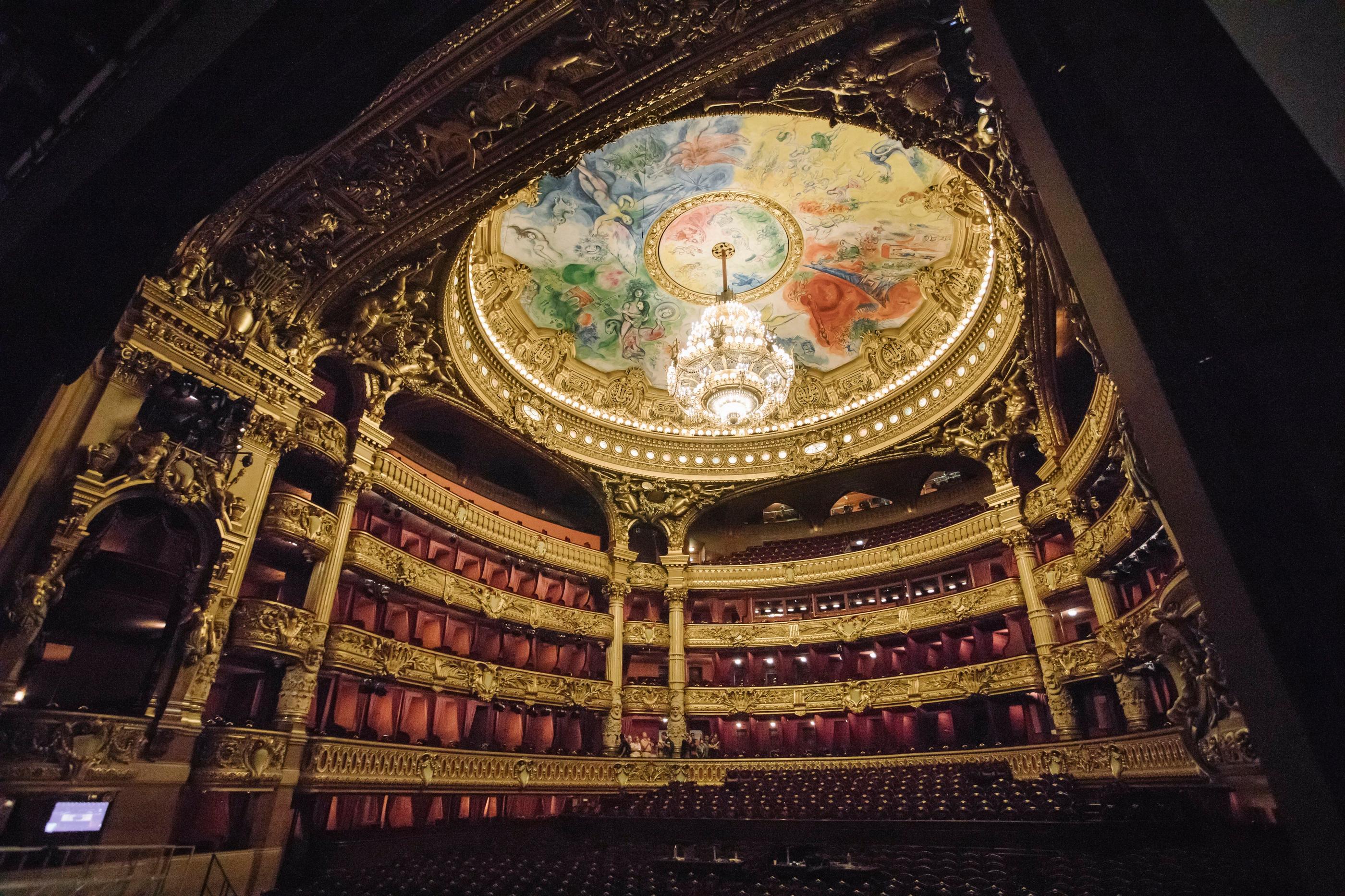 Dans le cadre de l’opération nationale «Tous à l’opéra», trois lieux parisiens vous ouvrent grand leurs portes dont l'opéra Garnier à Paris (IXe). LP/Arnaud Dumontier