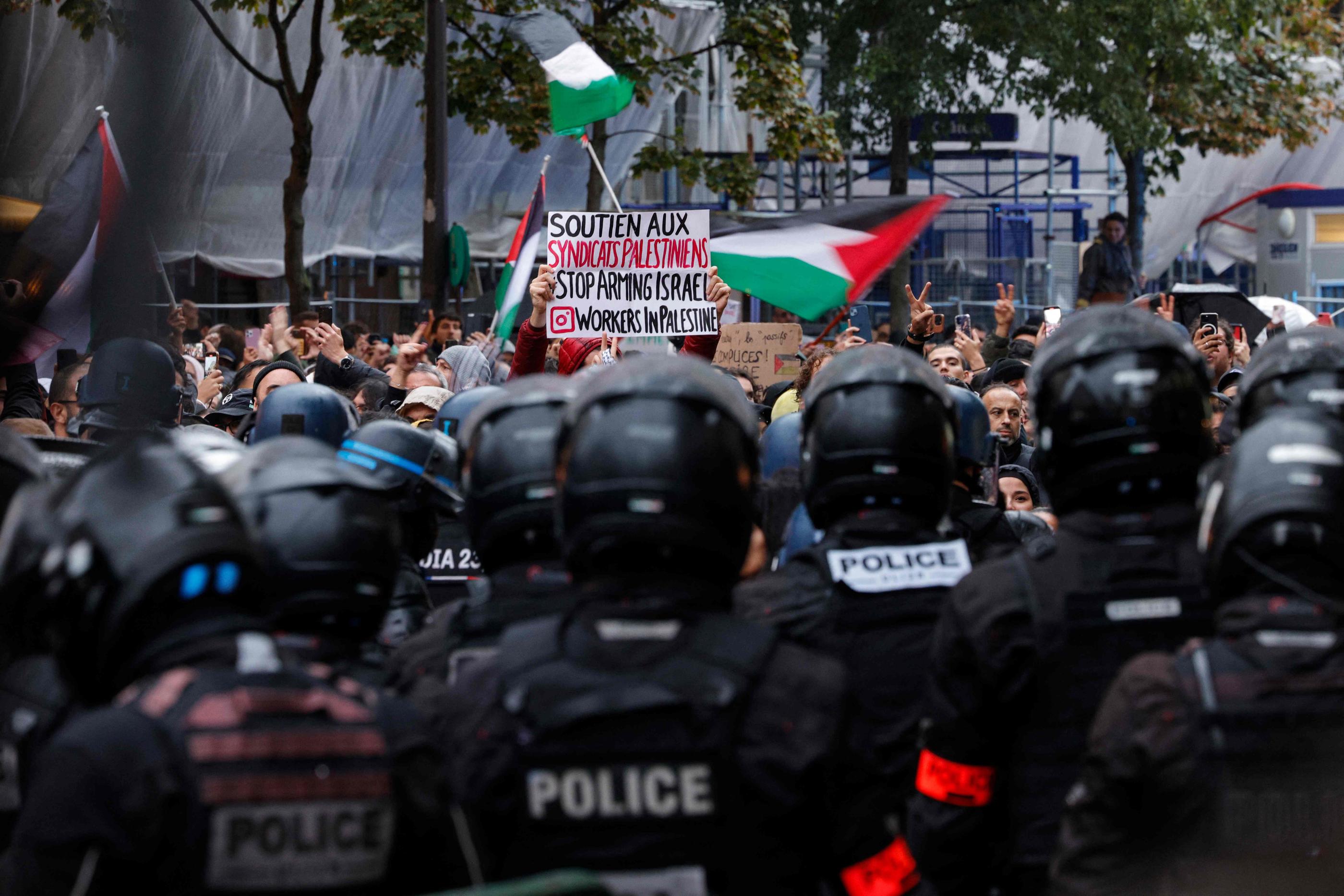 Manifestations en soutien à Israël et à la Palestine en Europe