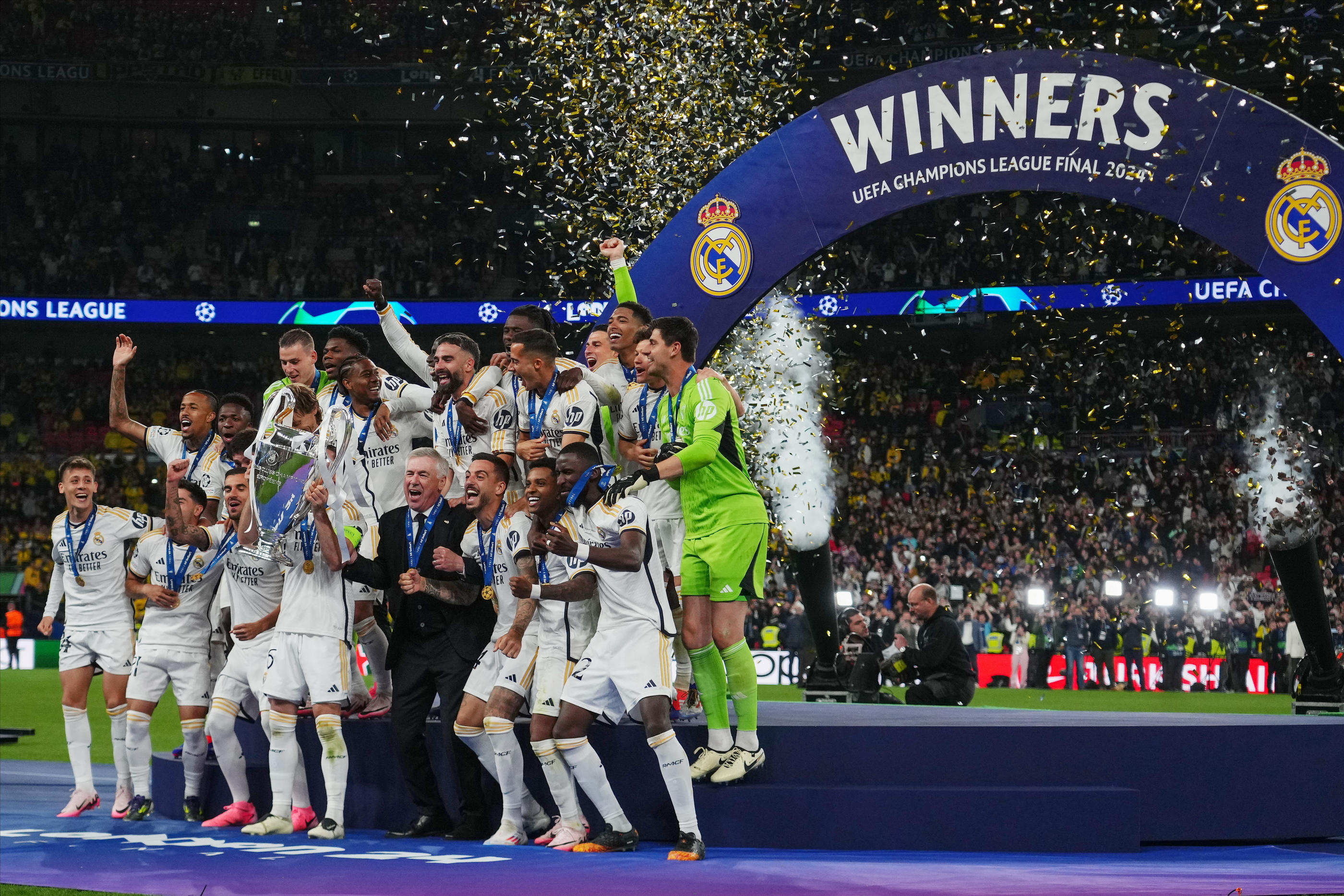 Le Real Madrid, vainqueur de la Ligue des champions 2024, interpellé par l'ambassade de Chine. Icon Sport/ Bagu Blanco