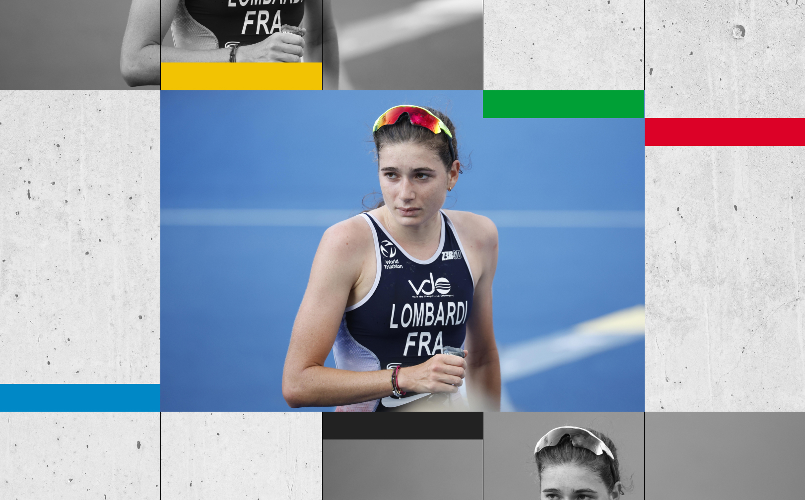 Médaillée de bronze des derniers championnats d'Europe de triathlon, Emma Lombardi rêve de briller à Paris. LP-DA/Presse Sports/Sébastien Boué