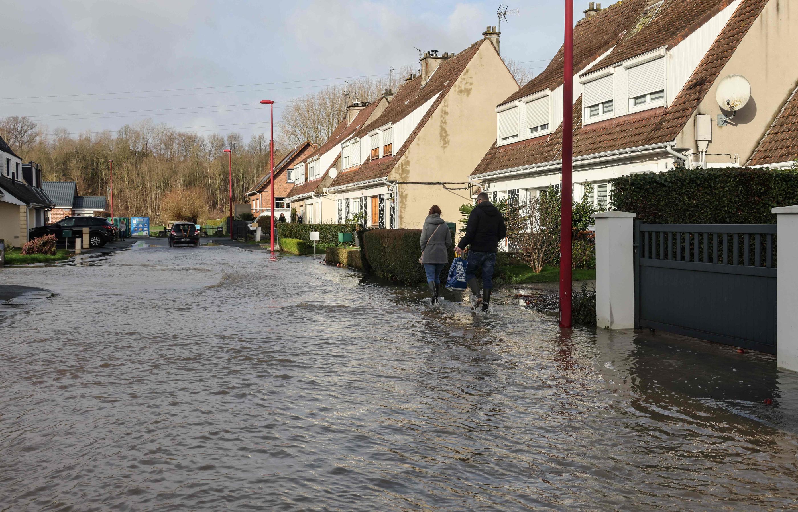 Le département a déjà été sévèrement touché par des inondation début novembre et début janvier. AFP/DENIS CHARLET