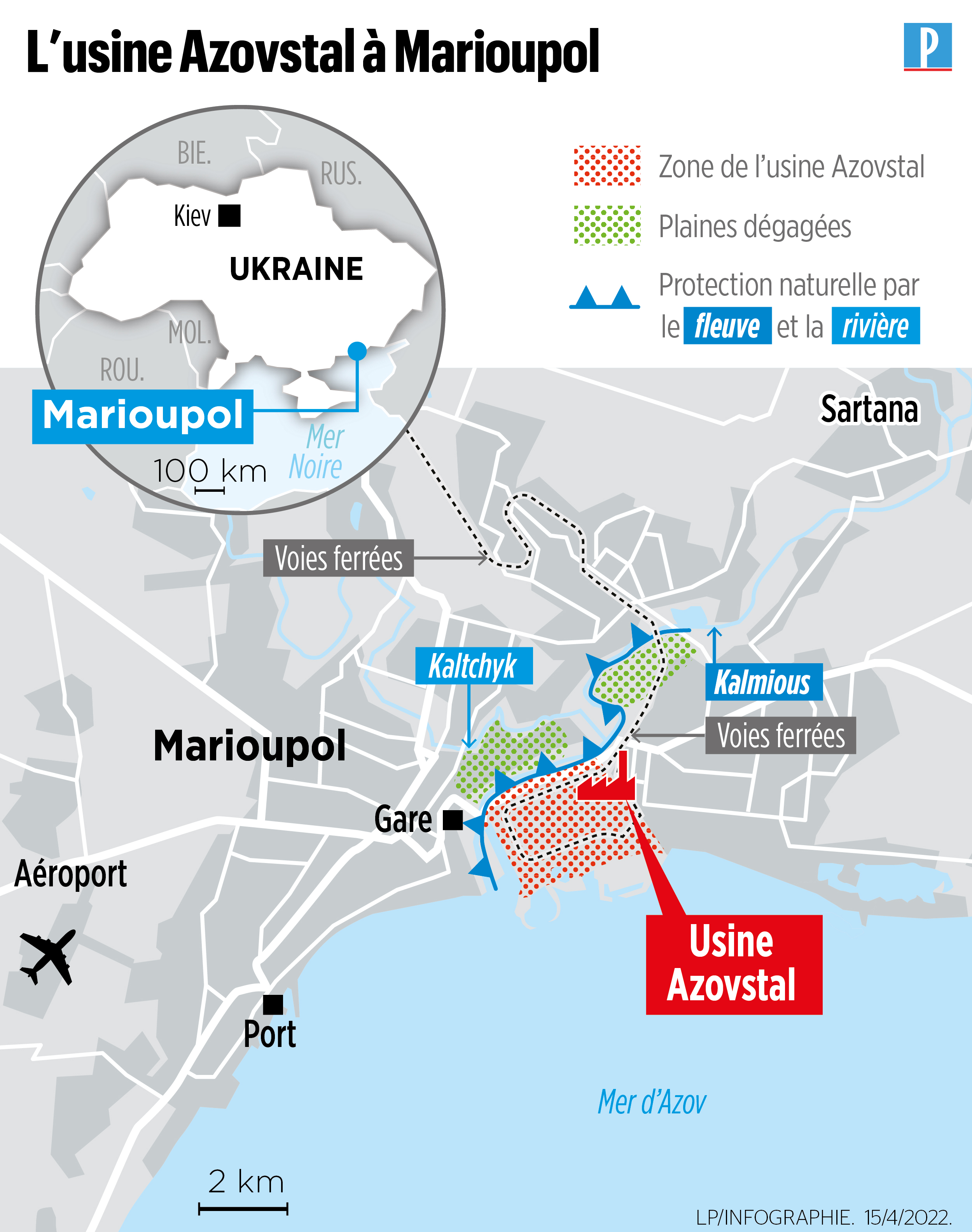 Guerre en Ukraine : des semaines de lutte au sein de l'usine d'Azovstal, devenue symbole de la résistance - Le Parisien