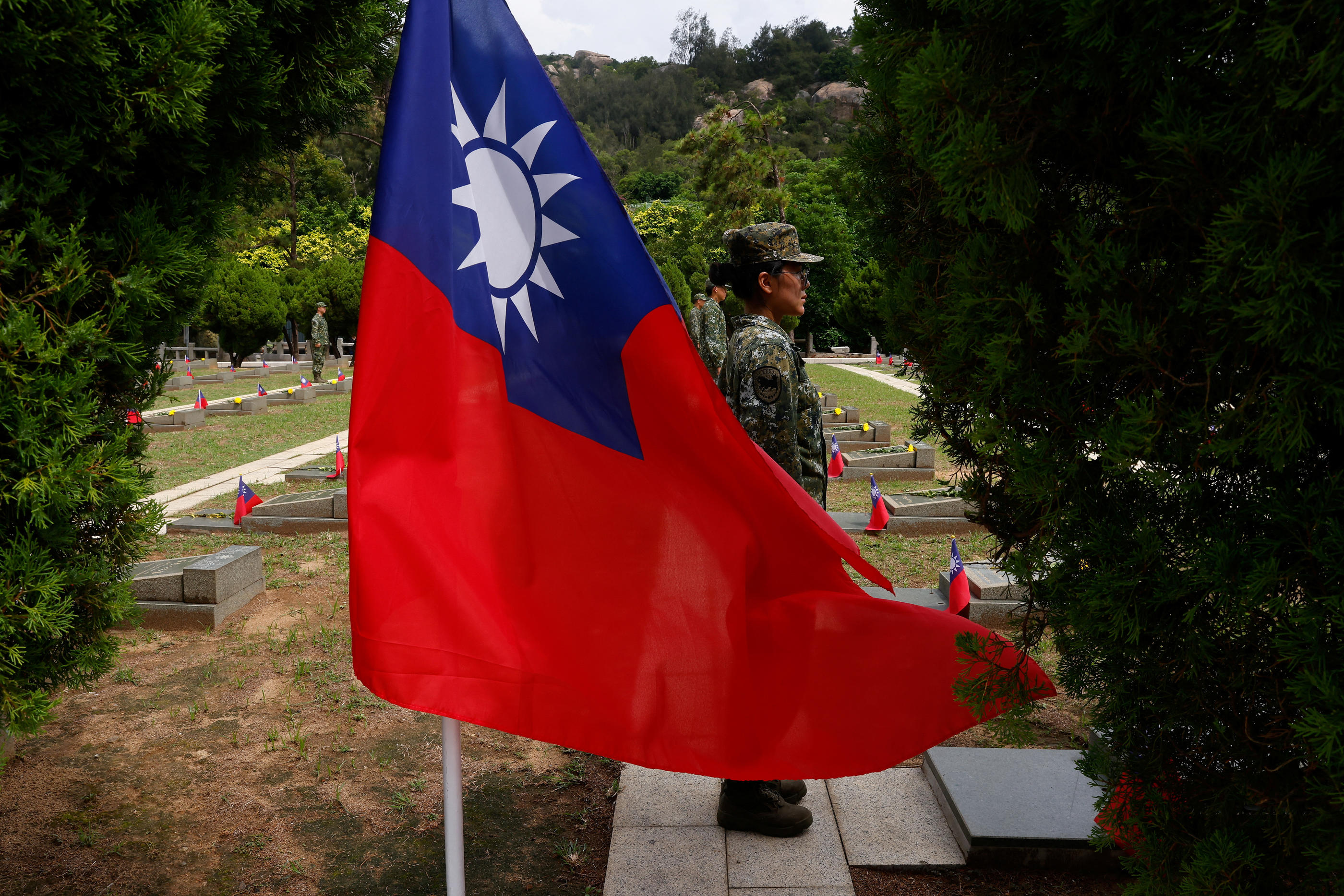 Seuls 14 pays reconnaissent l'indépendance de Taiwan, dont le Vatican, Haïti et le Paraguay. REUTERS/Ann Wang