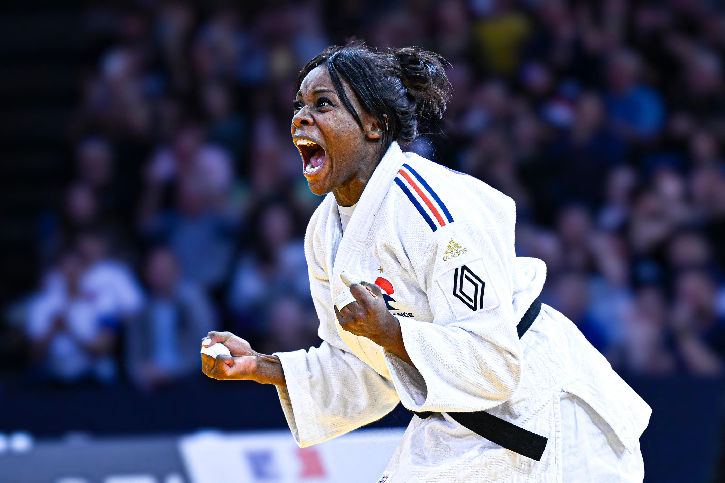 Madeleine Malonga est officiellement qualifiée pour les Jeux de Paris. Une décision qui met fin à un bras de fer avec Audrey Tcheuméo pour une place dans les moins de 78 kg. Abaca/Icon Sport