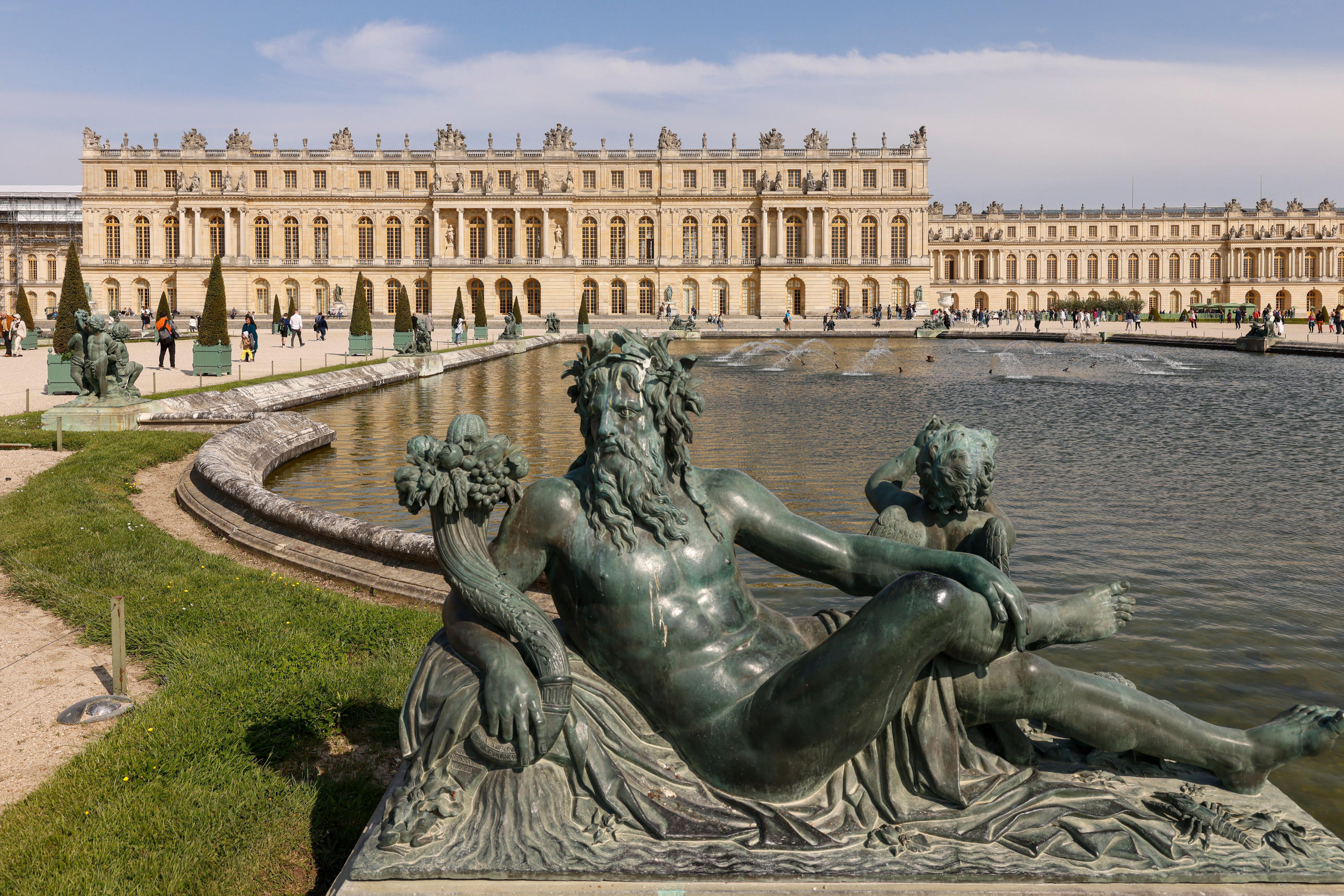 Versailles. L’intéressé ne nie pas avoir organisé des conférences en province et au domaine de Versailles, "dans le cadre légal de la liberté d’expression", a justifie son avocat. LP/Olivier Corsan