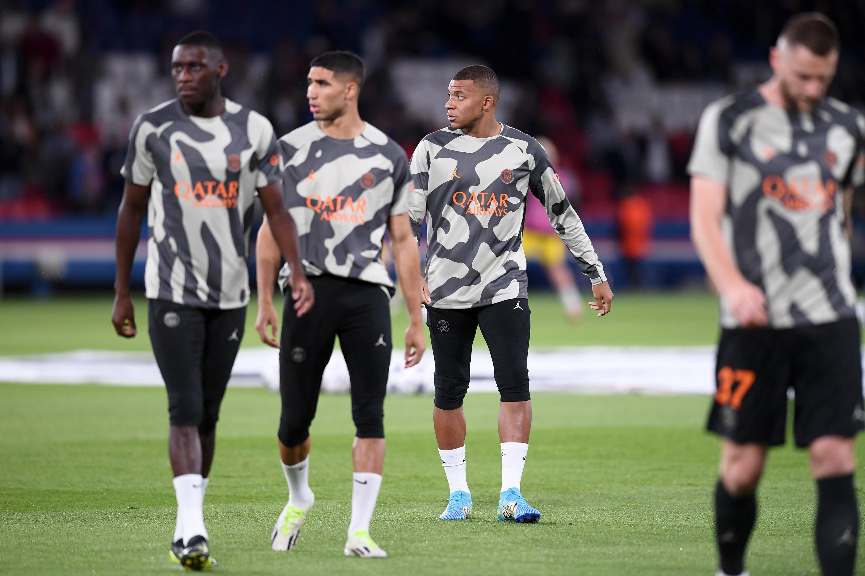 Mbappé et les Parisiens s'envoleront mardi vers Newcastle. (Photo by Philippe Lecoeur/FEP/Icon Sport)