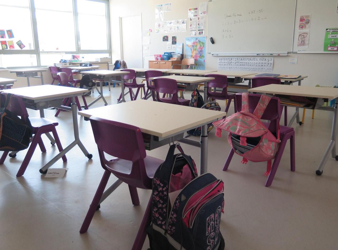 <b></b> L’école Simone-Veil accueille un petit effectif d’écoliers dans le respect des normes sanitaires, comme de nombreuses autres écoles du Val-d'Oise.