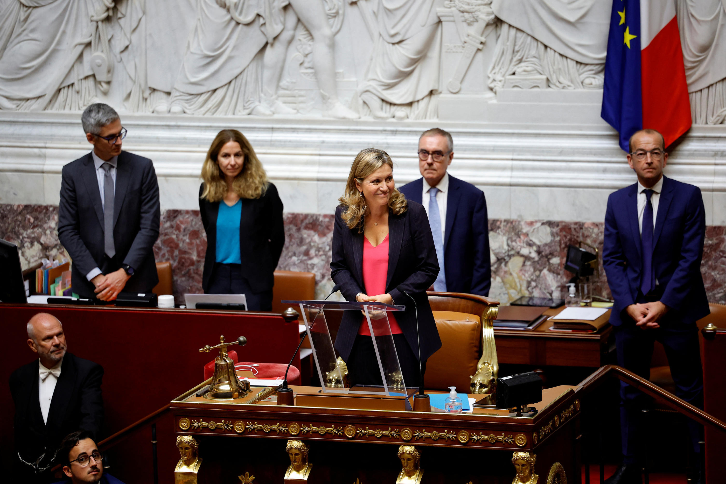 «L’Assemblée devra débattre plutôt que se battre», a lancé sa nouvelle présidente Yaël Braun-Pivet, élue ce mardi. REUTERS/Sarah Meyssonnier