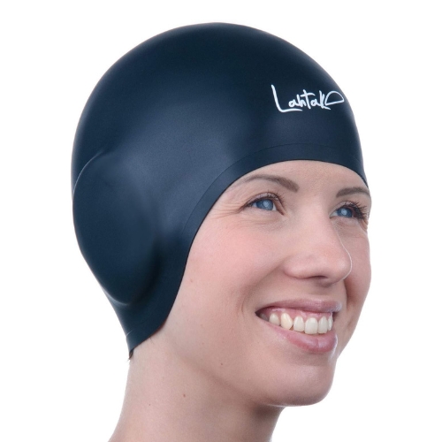 Bonnet de natation imperméable en silicone, confortable, pour
