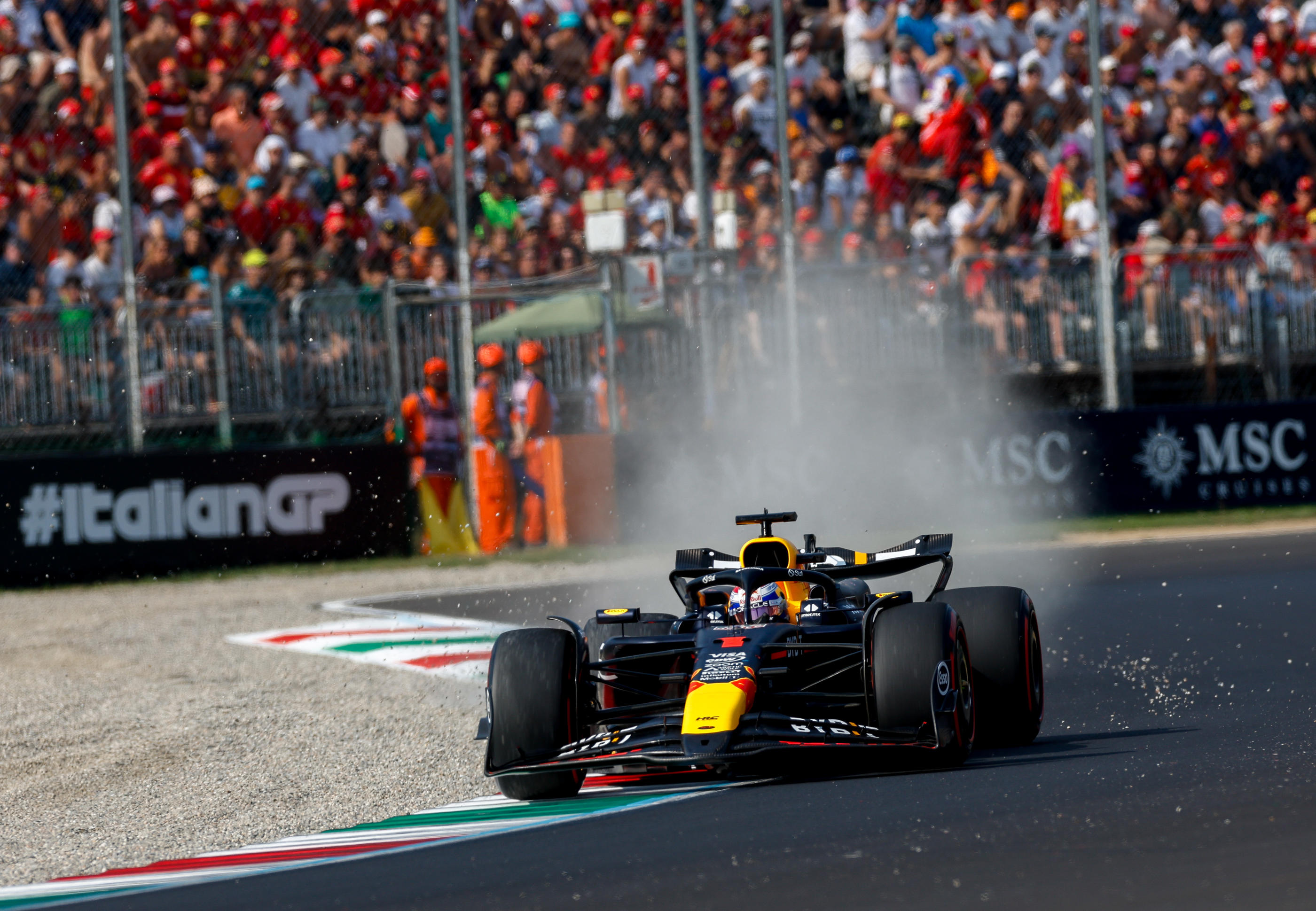 Max Verstappen ne partira qu'en 7e position sur la grille de départ du Grand Prix d'Italie ce dimanche 1er septembre. Icon Sport